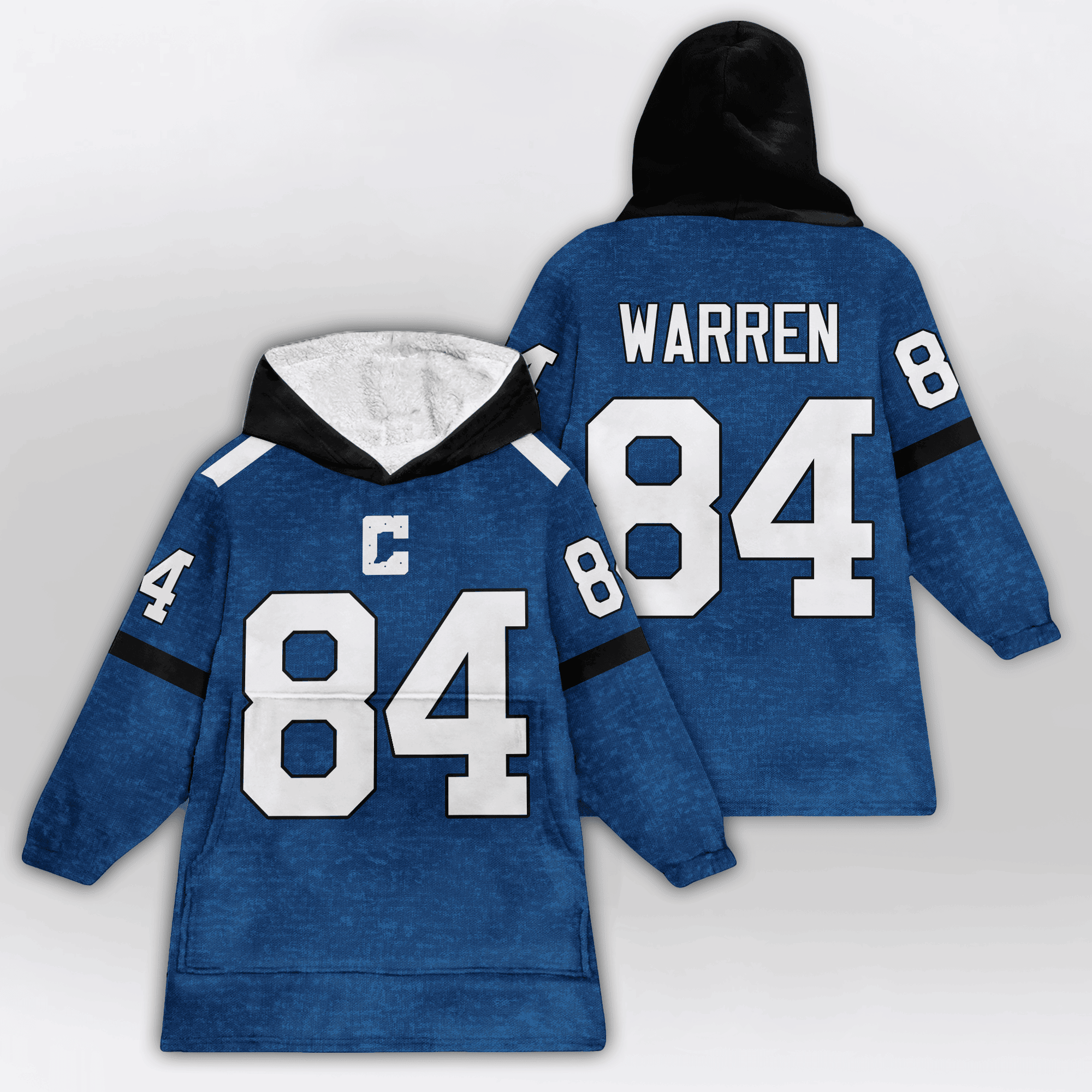Kid 84 Indianapolis Football Unisex Blanket Hoodie
