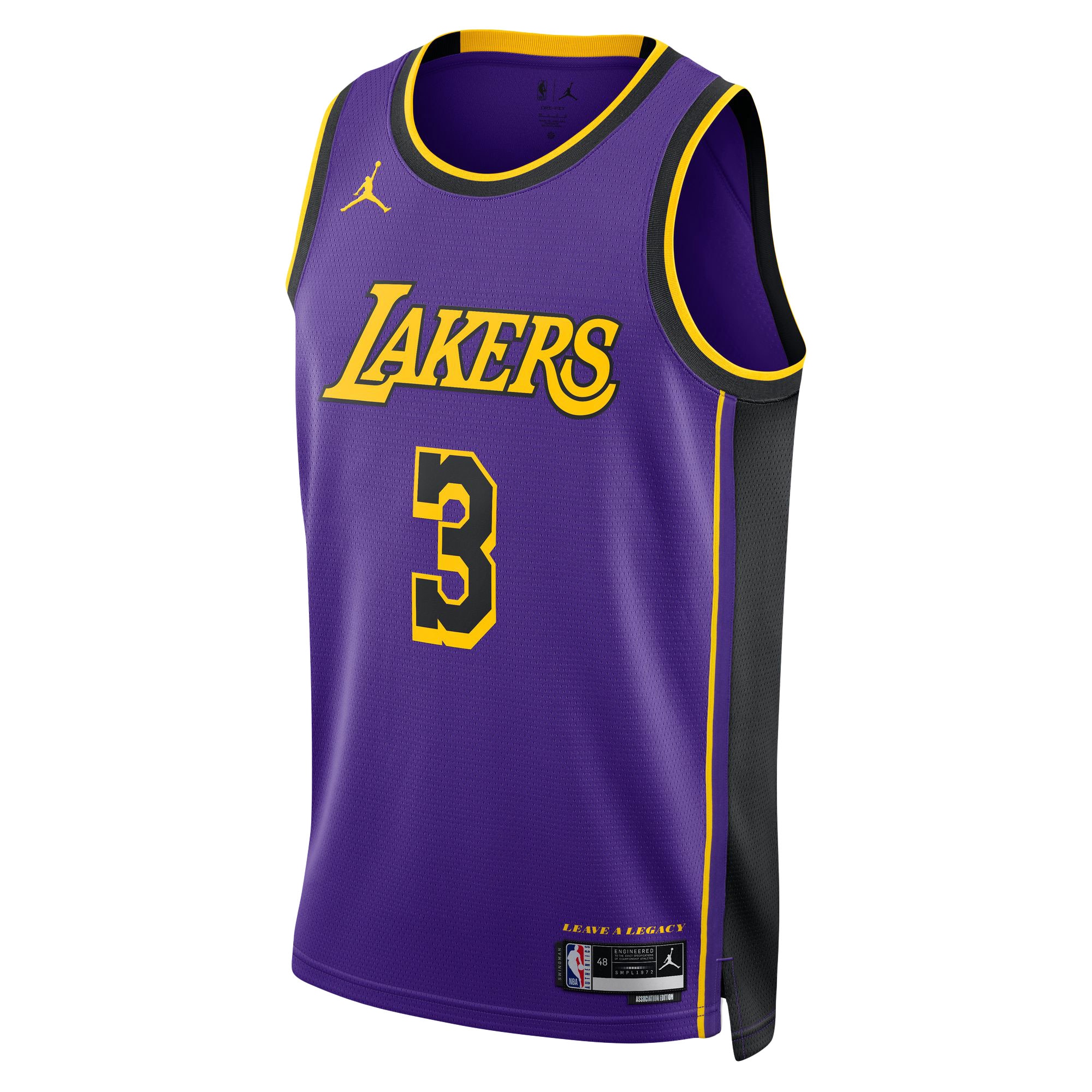 Anthony Davis 2022/23 Los Angeles Lakers  Unisex Swingman Jersey - Statement Edition - Purple