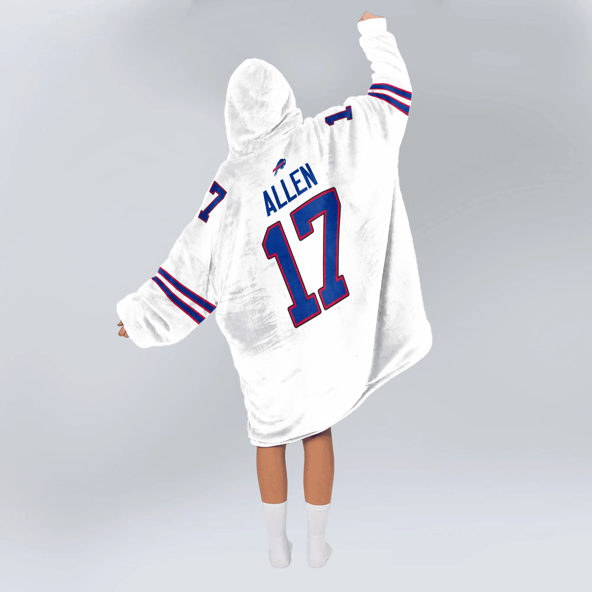 716 Buffalo Football Unisex Blanket Hoodie