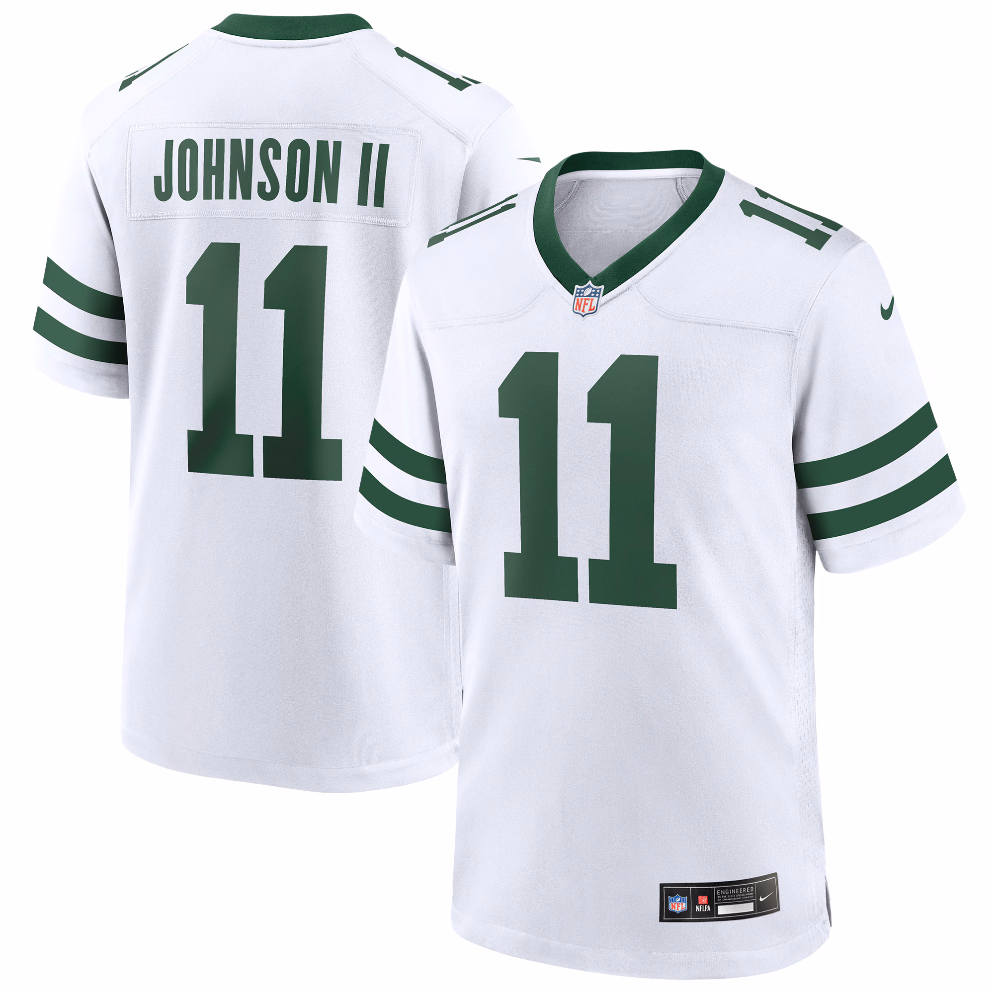 Jermaine Johnson II New York Jets Game Jersey - Legacy White