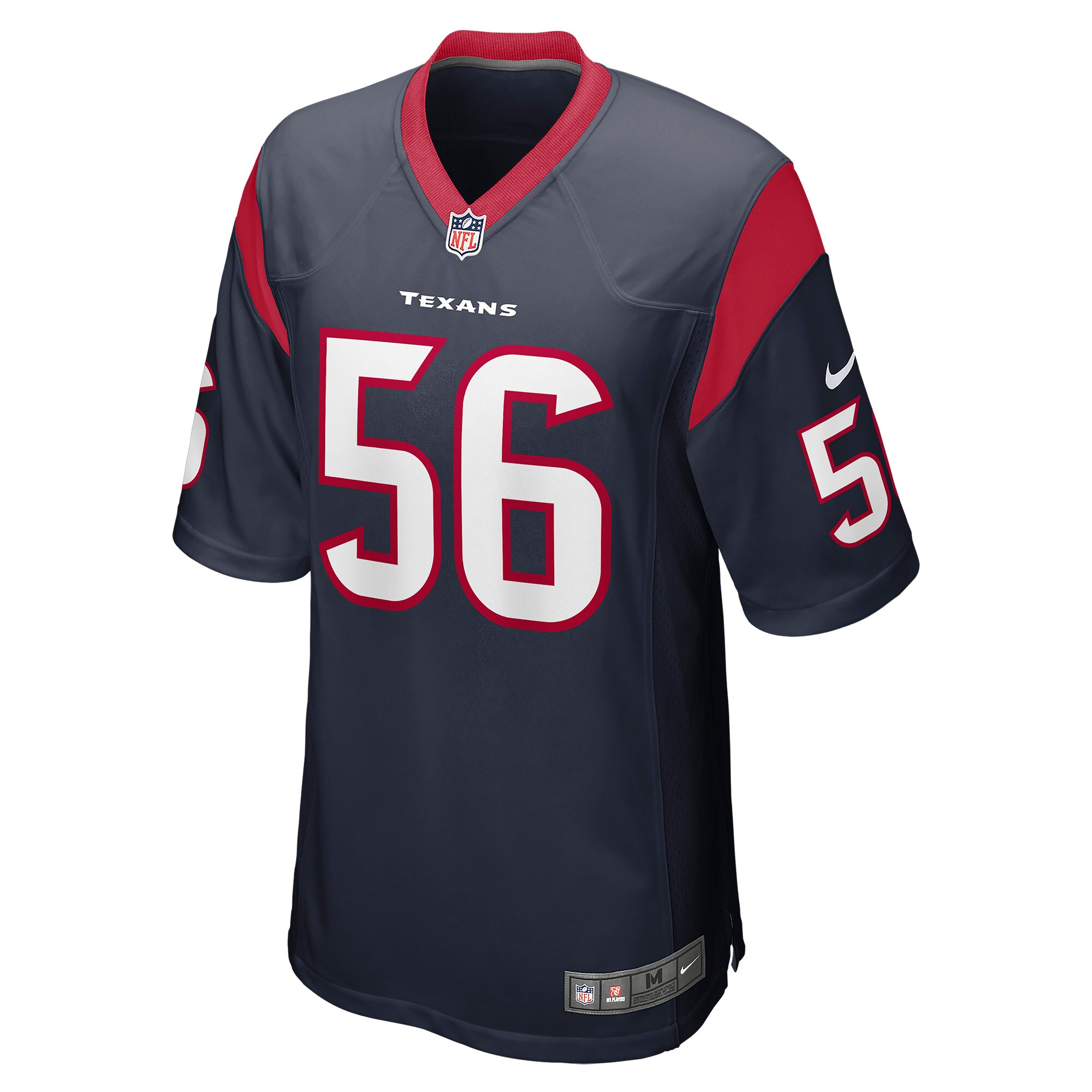 Thomas Booker IV Houston Texans  Game Player Jersey - Navy