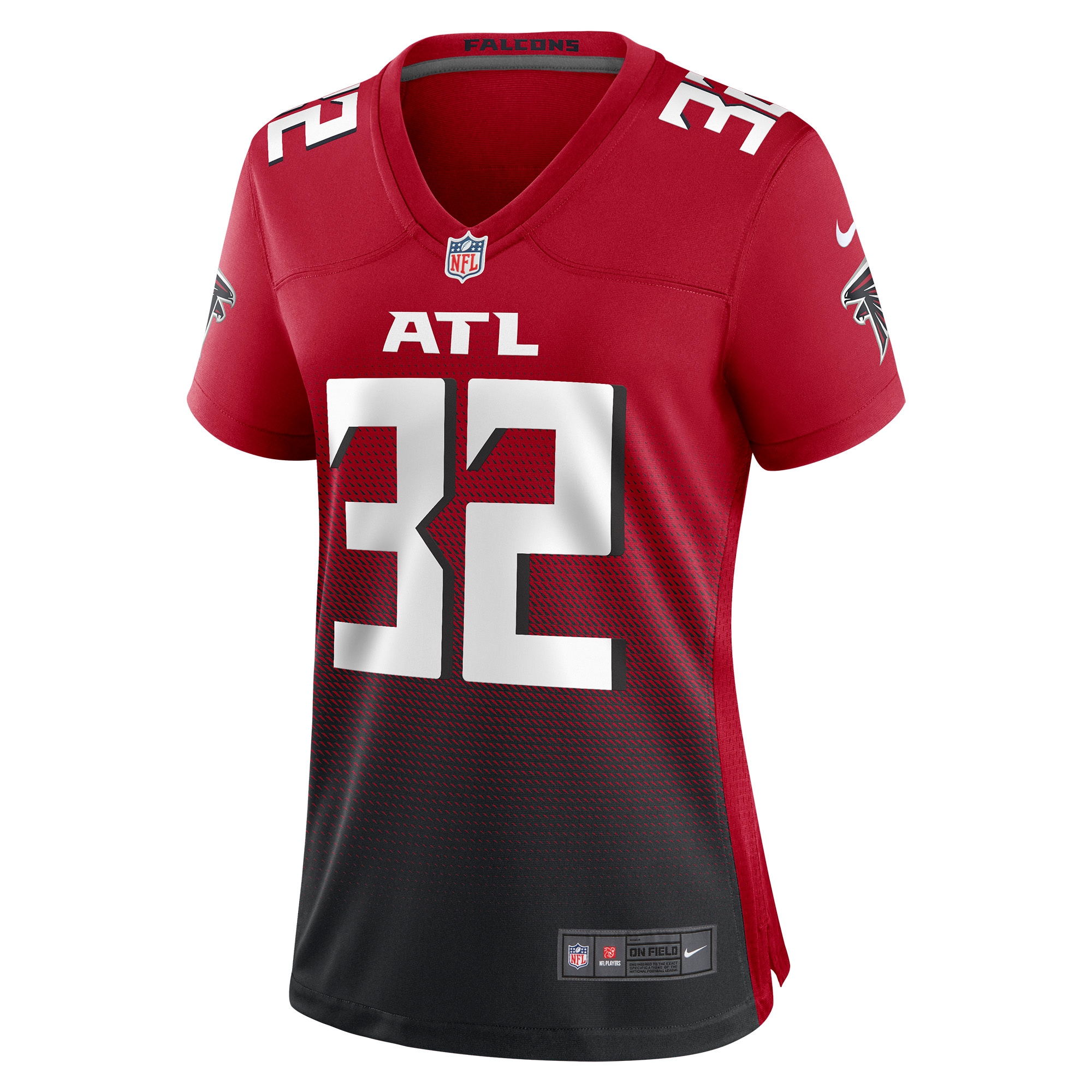 Jamal Anderson Atlanta Falcons Women's Game Retired Player Jersey - Black