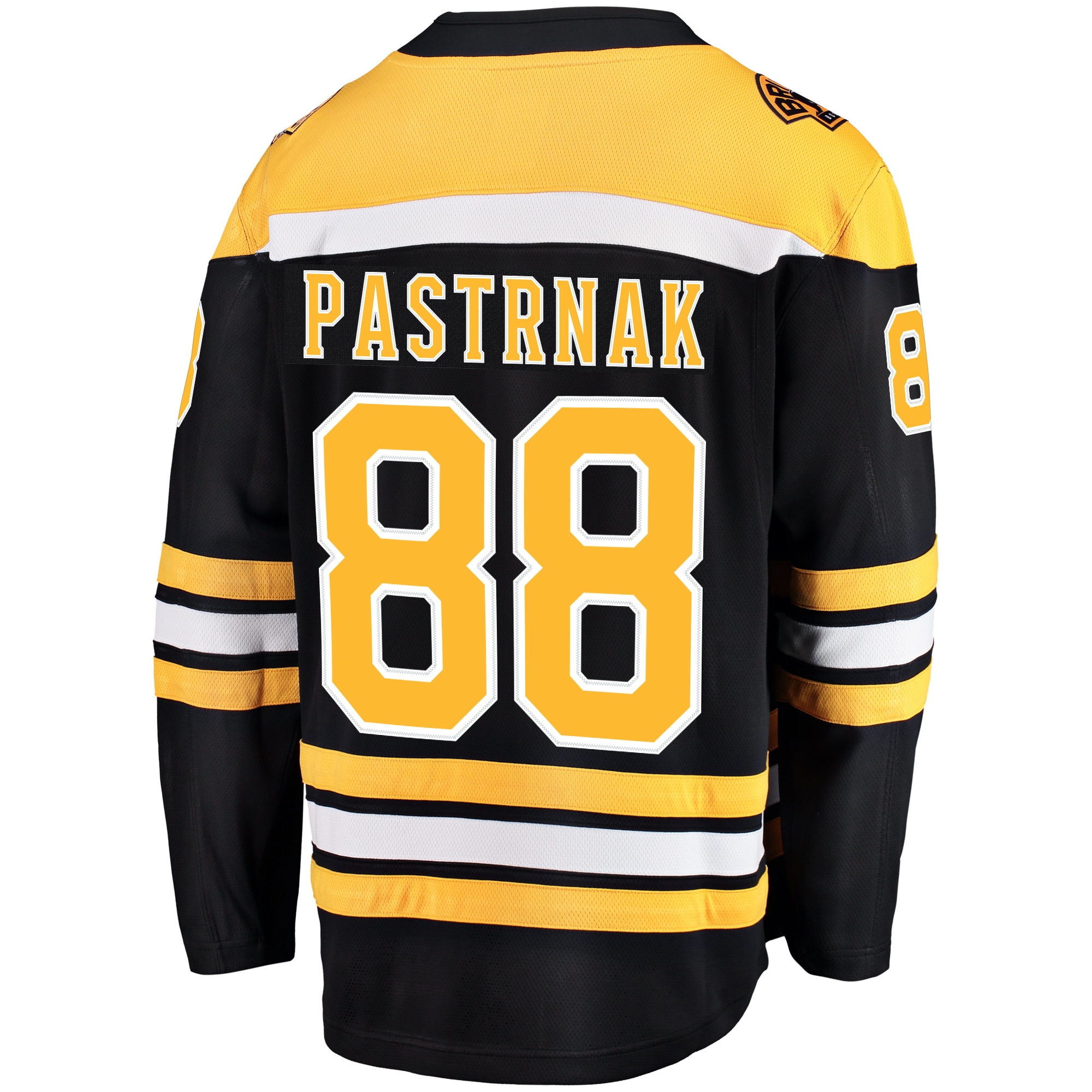 David Pastrnak Boston Bruins Home Premier Breakaway Player Jersey - Black