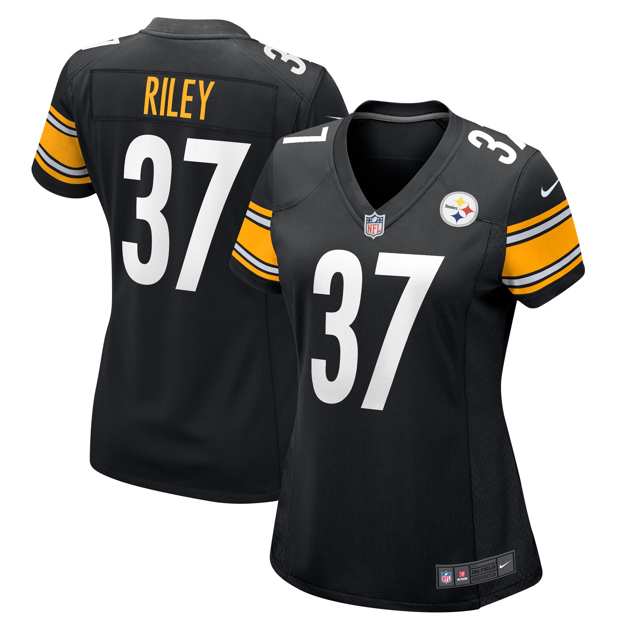 Elijah Riley Pittsburgh Steelers  Women's Game Player Jersey - Black