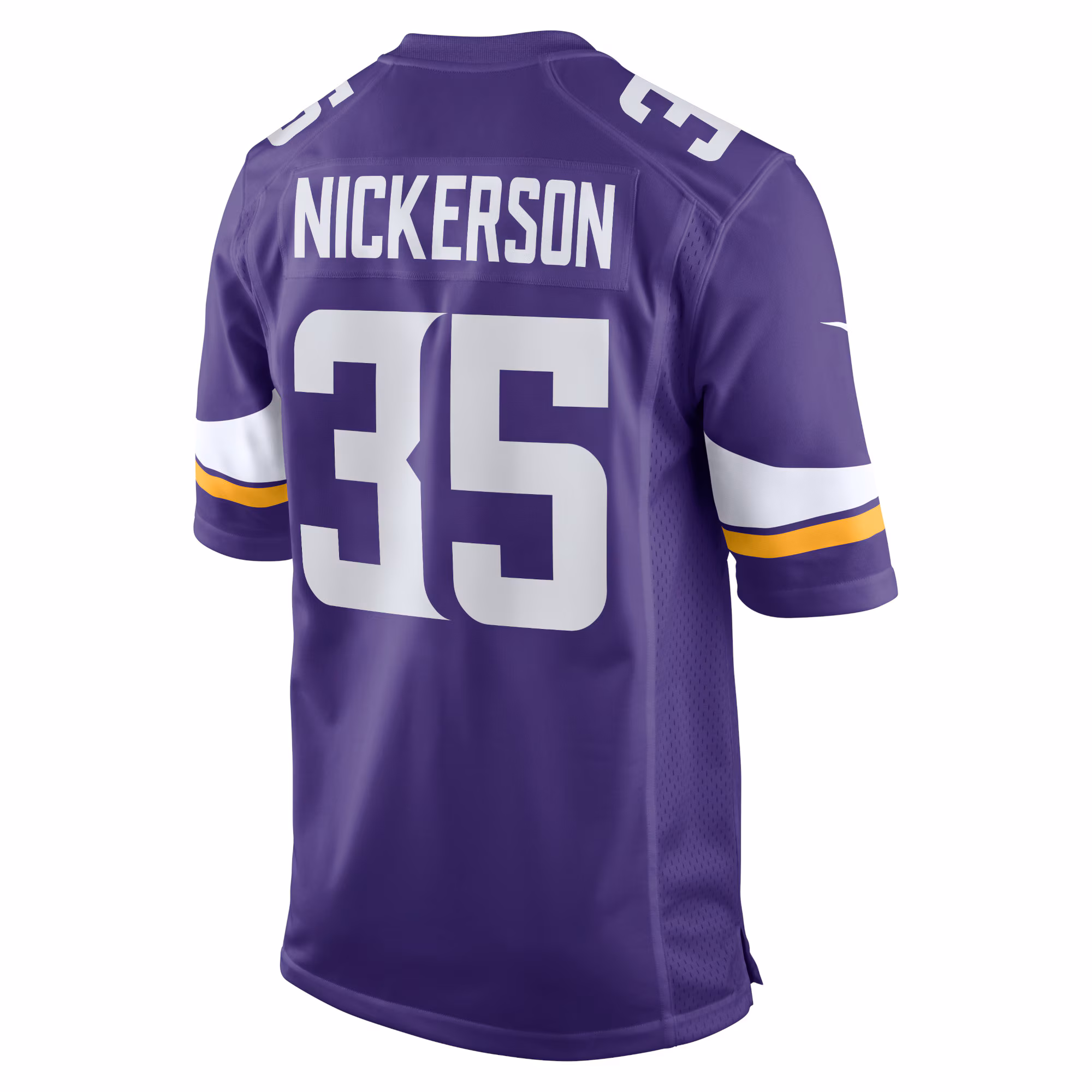 Parry Nickerson Minnesota Vikings Home Game Player Jersey - Purple
