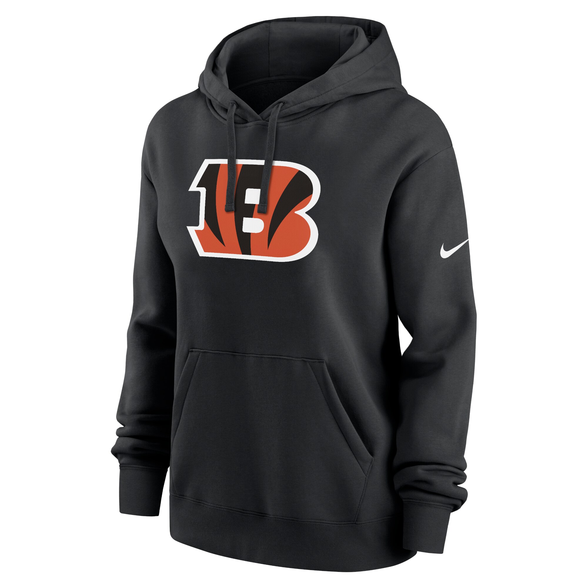 Cincinnati Bengals Women's Club Fleece Pullover Hoodie - Black