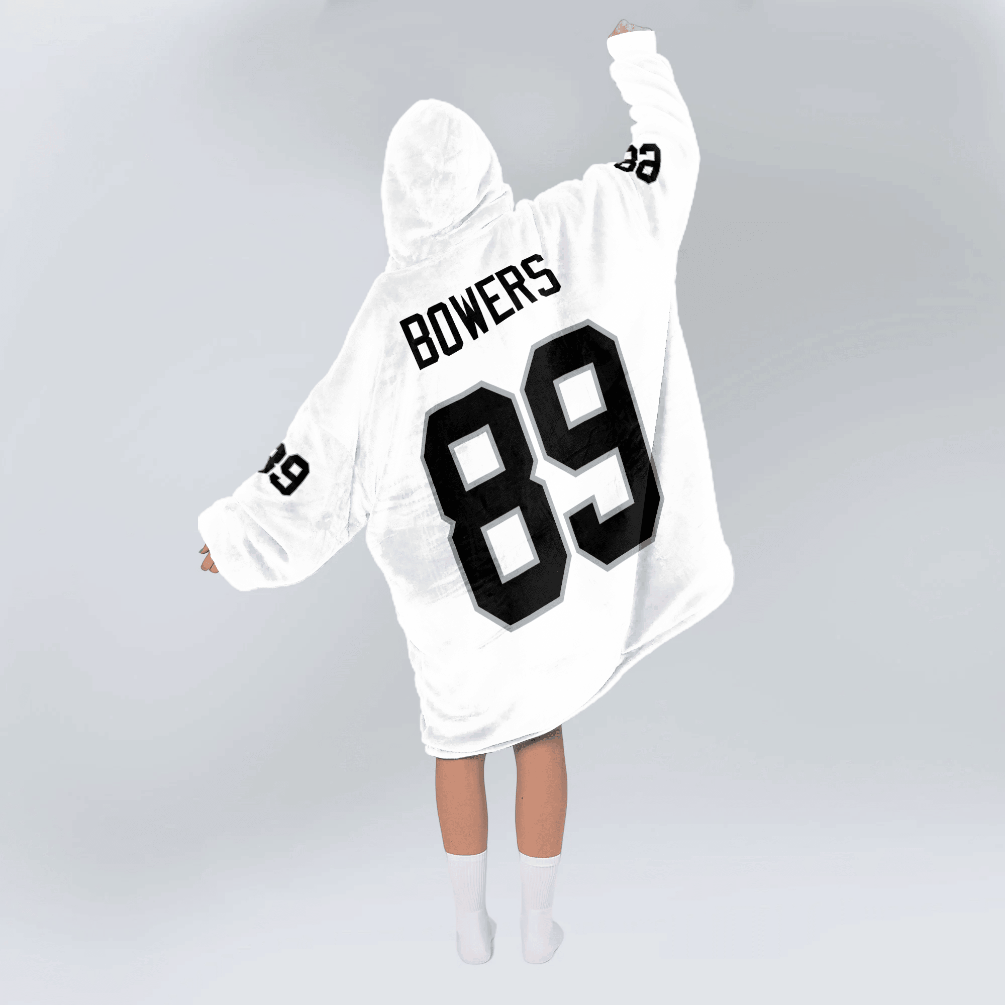 Adult B.B 89 Las Vegas Football Unisex Blanket Hoodie