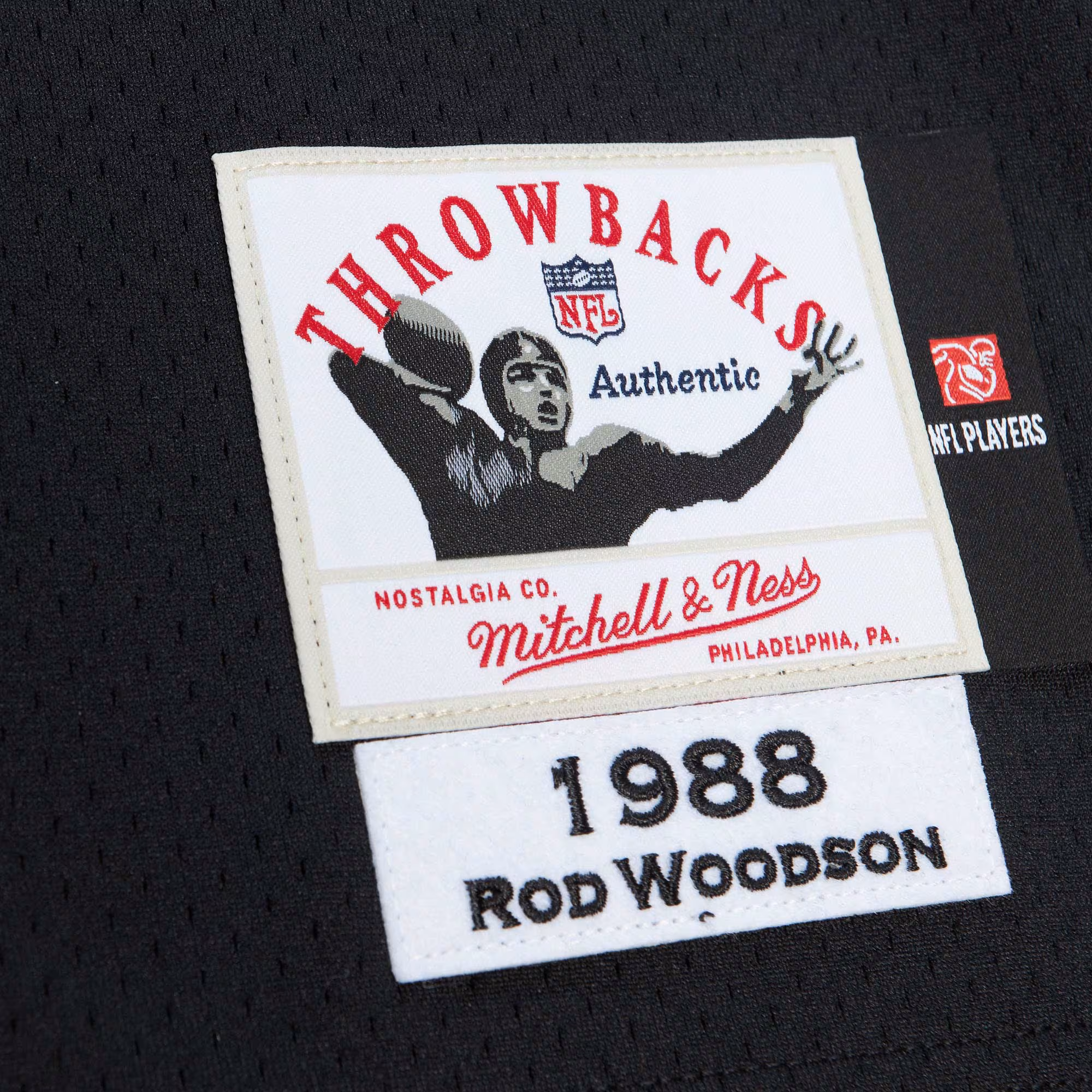Rod Woodson Pittsburgh Steelers 1988 Authentic Throwback Retired Player Jersey - Black