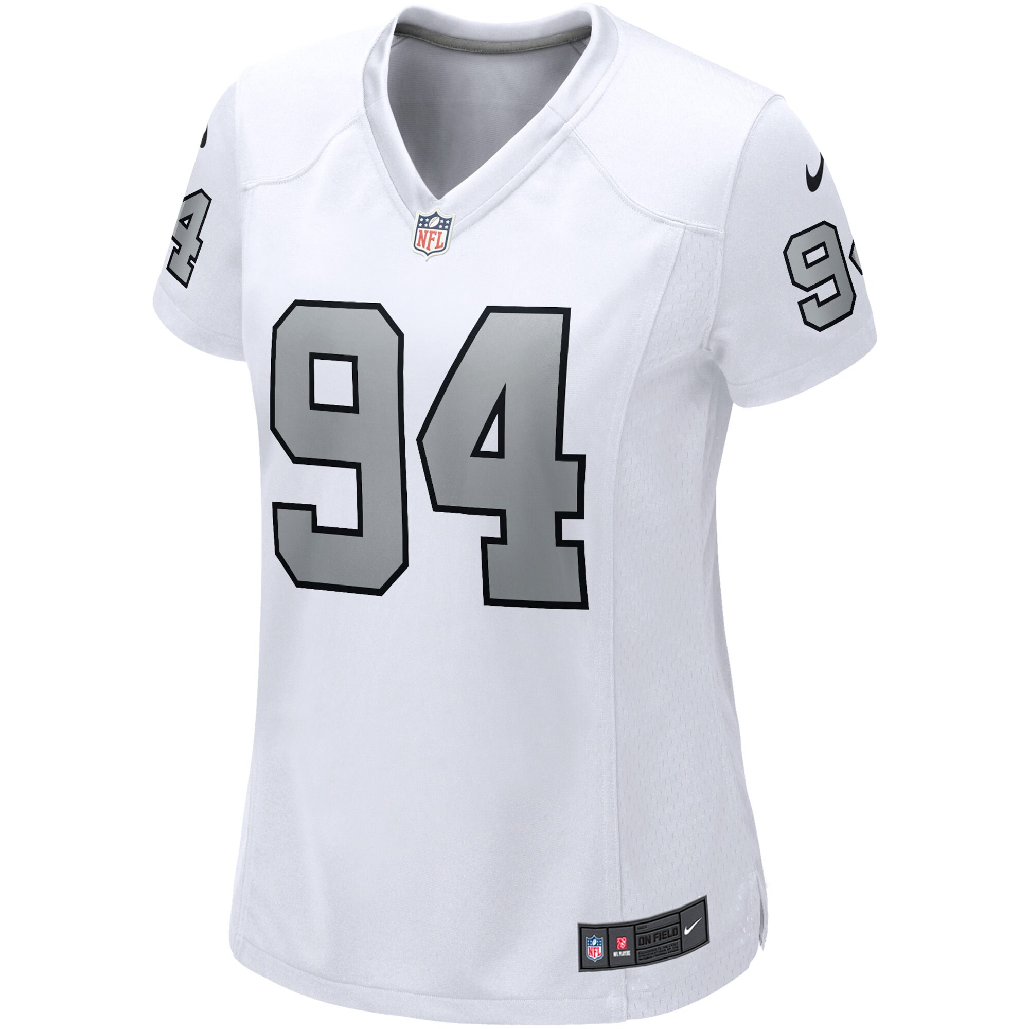Carl Nassib Las Vegas Raiders  Women's Alternate Game Jersey - White