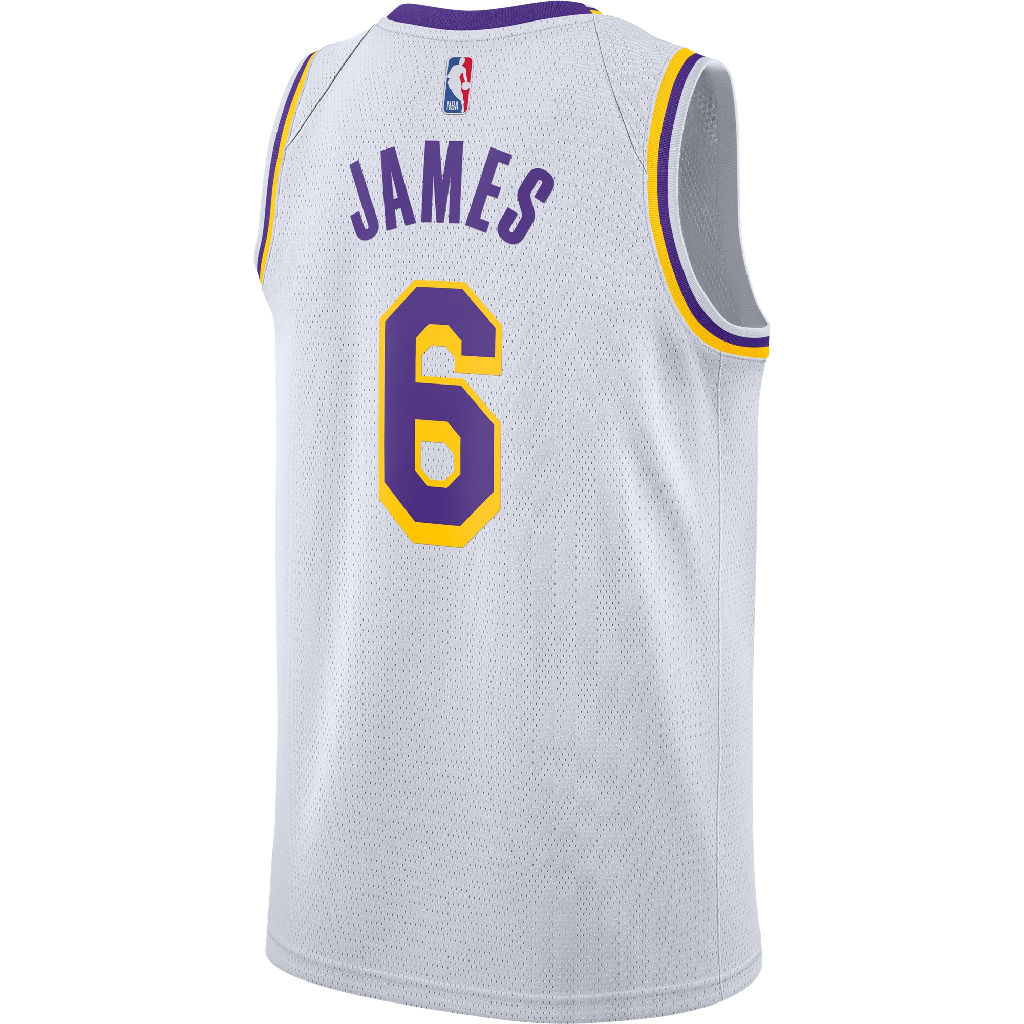 LeBron James Los Angeles Lakers 2021/22 #6 Swingman Player Jersey White - Association Edition