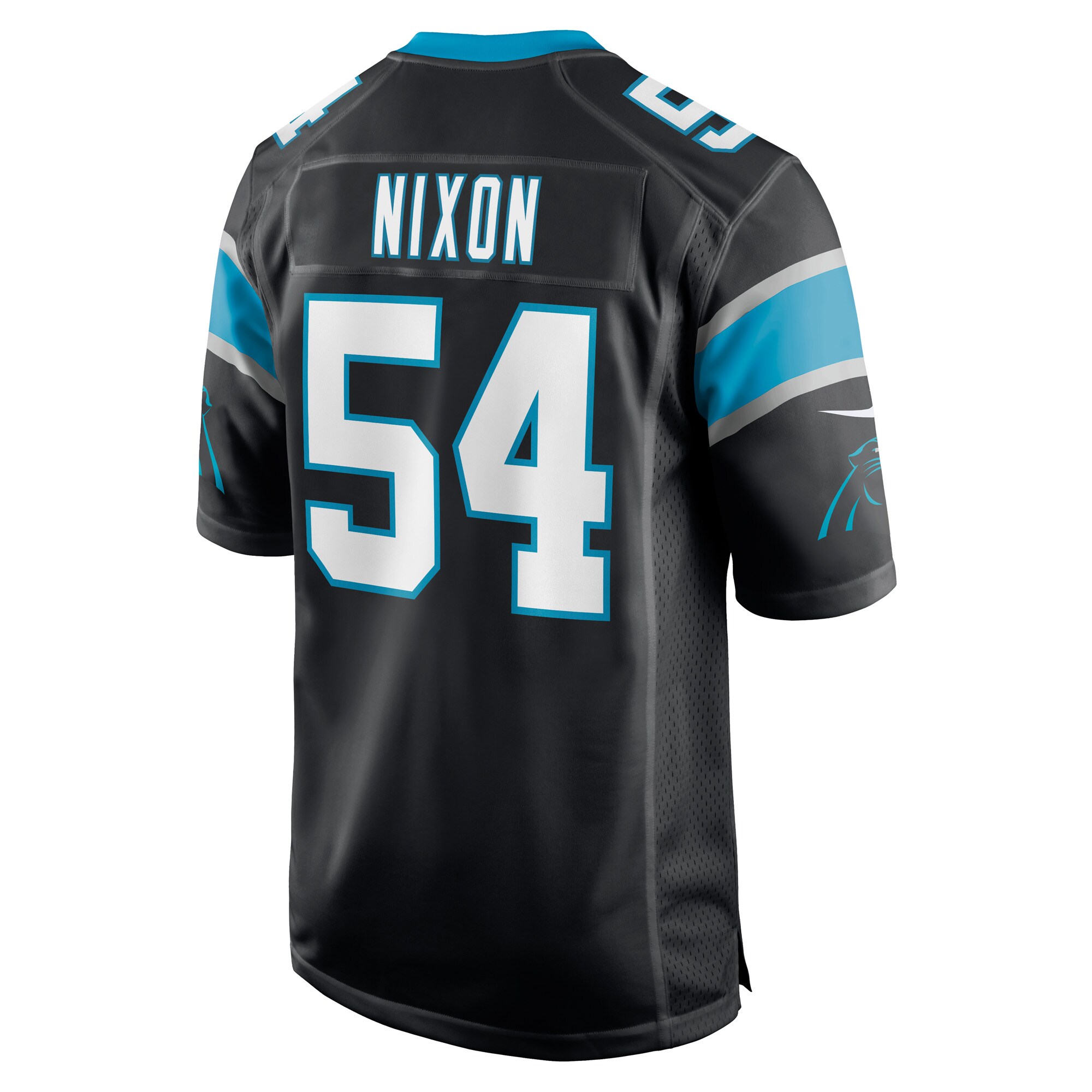 Daviyon Nixon Carolina Panthers  Game Player Jersey - Black