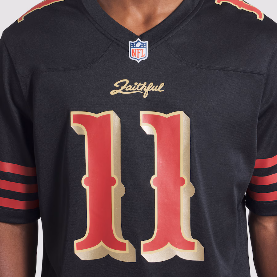 Brandon Aiyuk #11 San Francisco 49ers 2025 Rivalries Collection Game Jersey - Black