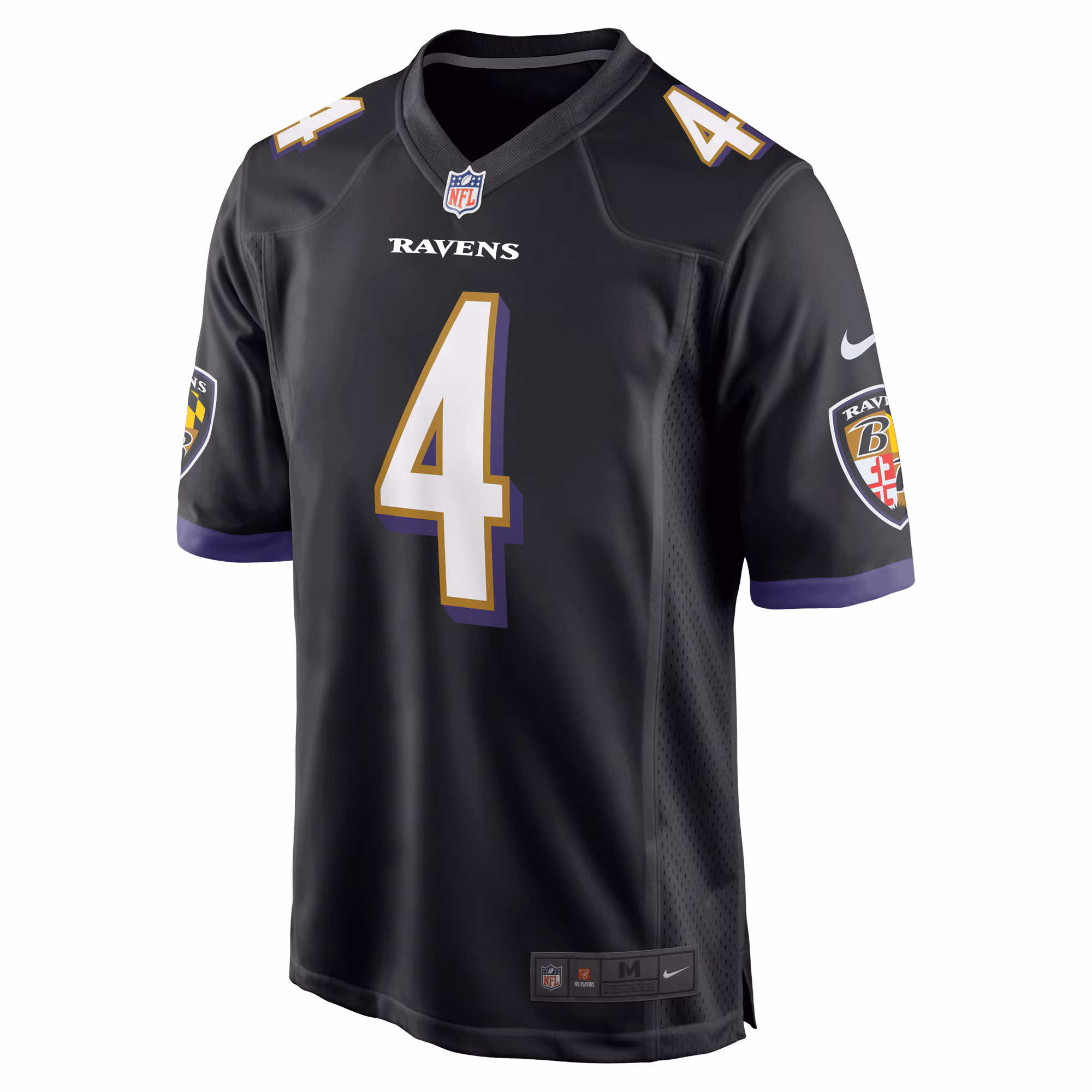 Zay Flowers Baltimore Ravens Team Game Jersey - Black