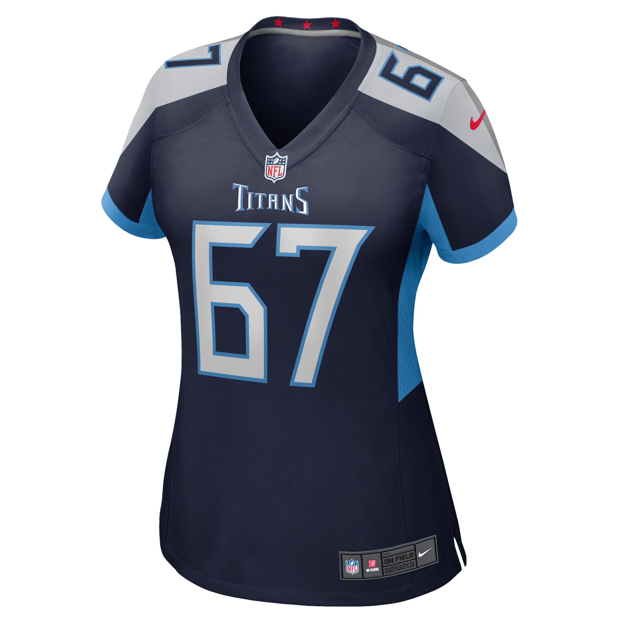 Xavier Newman Tennessee Titans  Women's Game Player Jersey - Navy