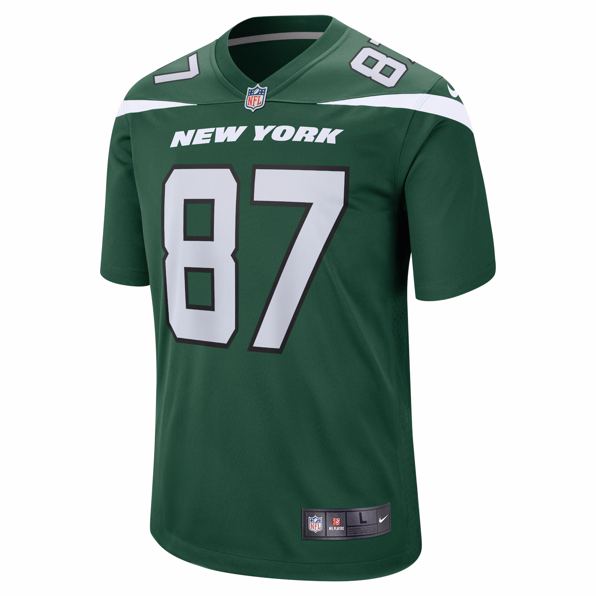C.J. Uzomah New York Jets Player Game Jersey - Gotham Green