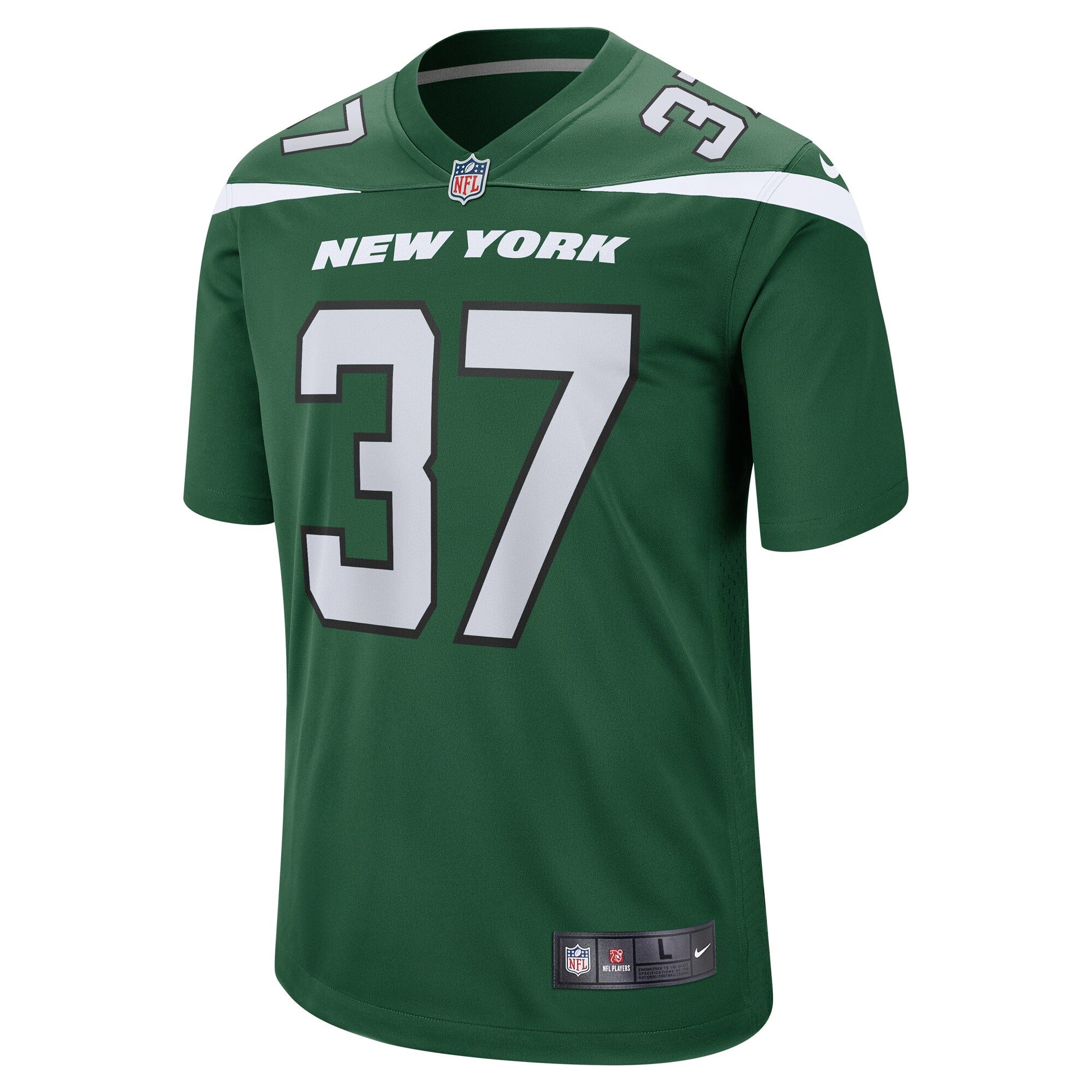 Bryce Hall New York Jets  Game Jersey - Gotham Green