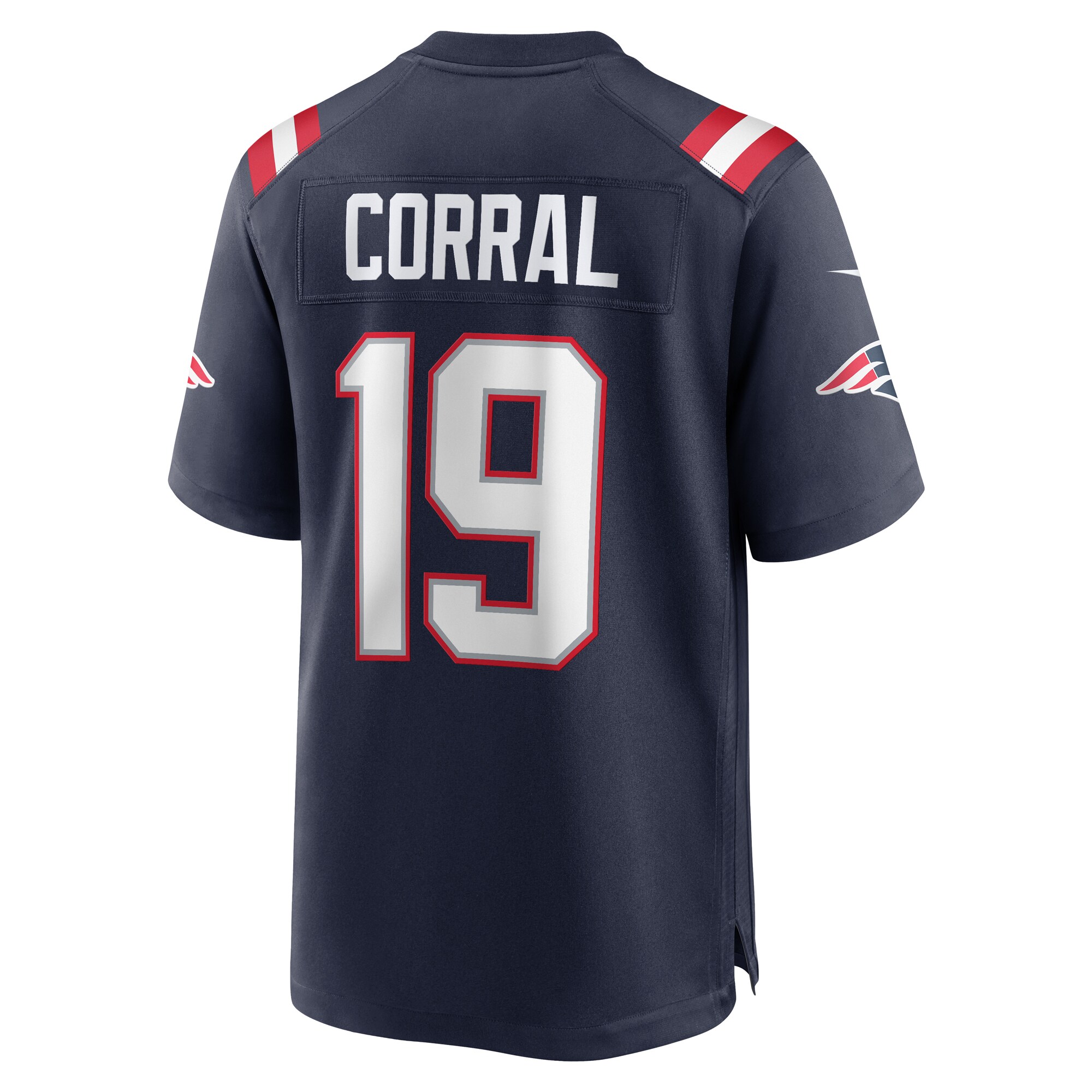Matt Corral New England Patriots Team Game Jersey -  Navy