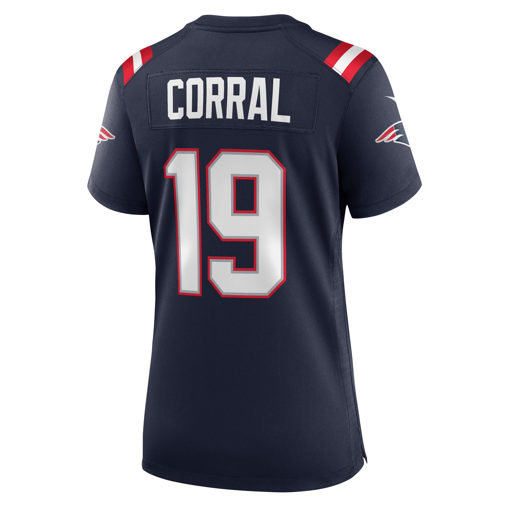 Matt Corral New England Patriots Women's Team Game Jersey -  Navy