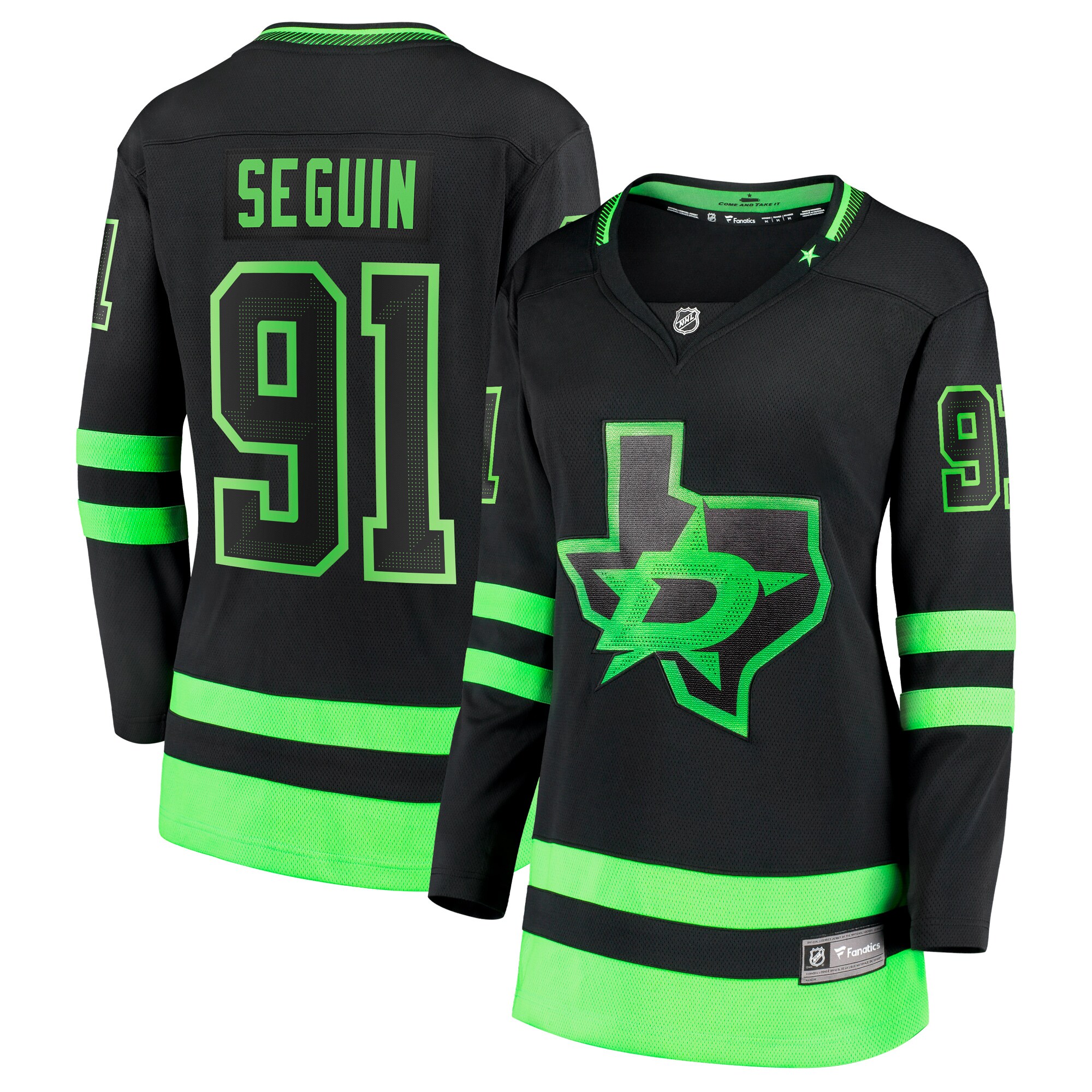 Tyler Seguin Dallas Stars Women's 2020/21 Alternate Premier Breakaway Player Jersey - Black