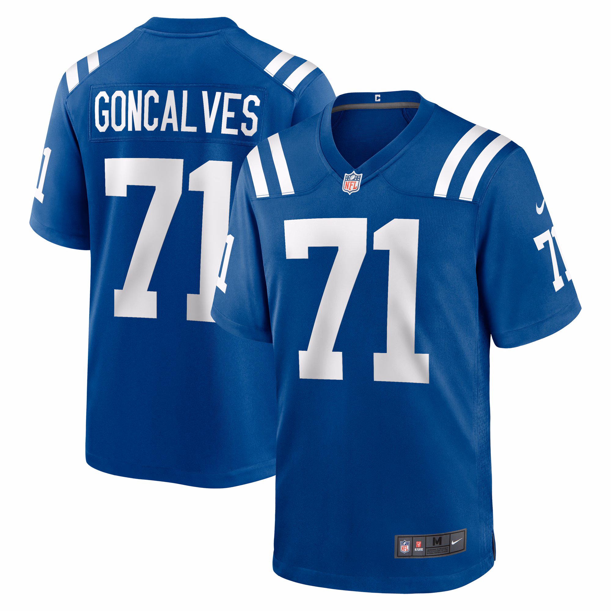 Matt Goncalves Indianapolis Colts Game Jersey -  Royal