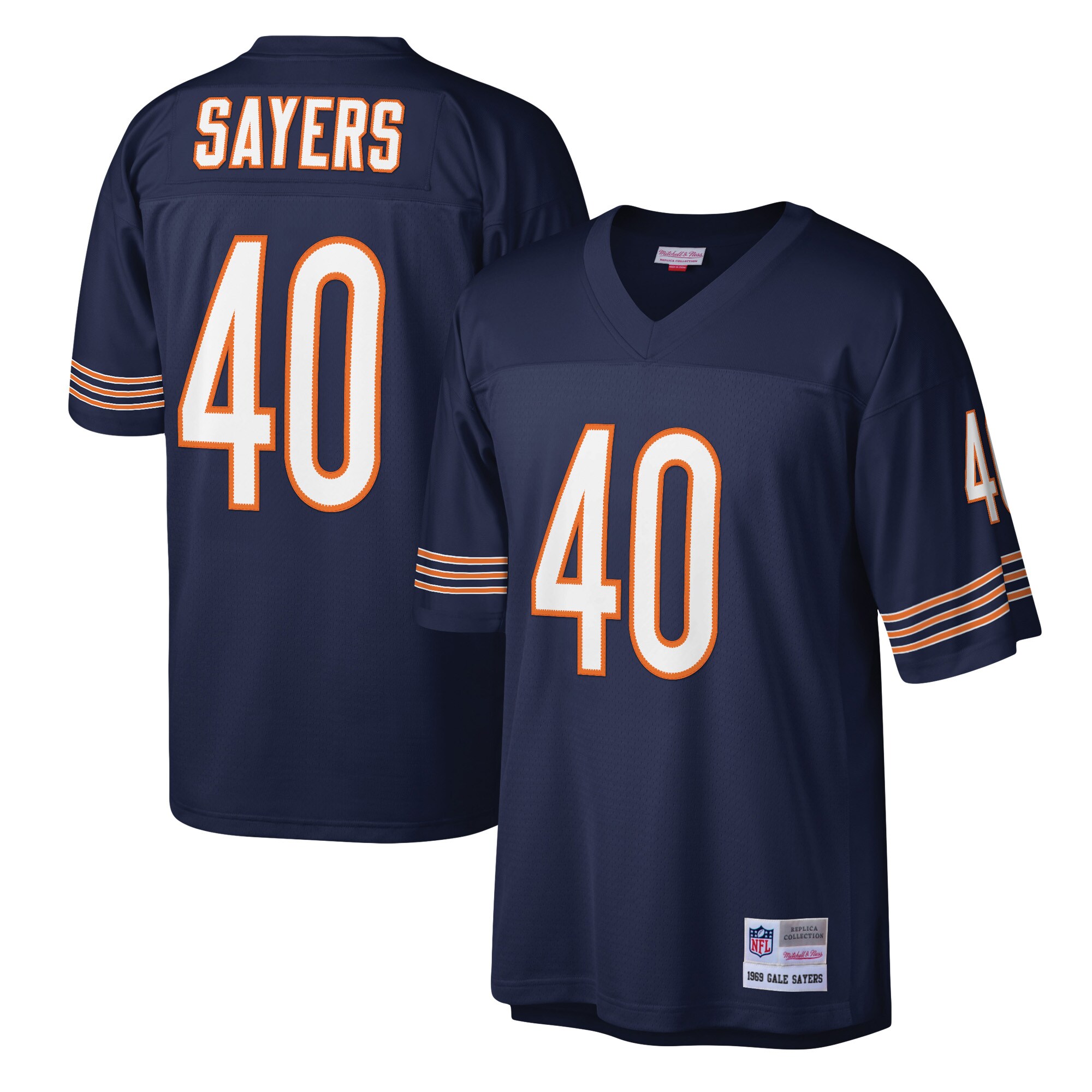 Gale Sayers Chicago Bears  Legacy Replica Jersey - Navy