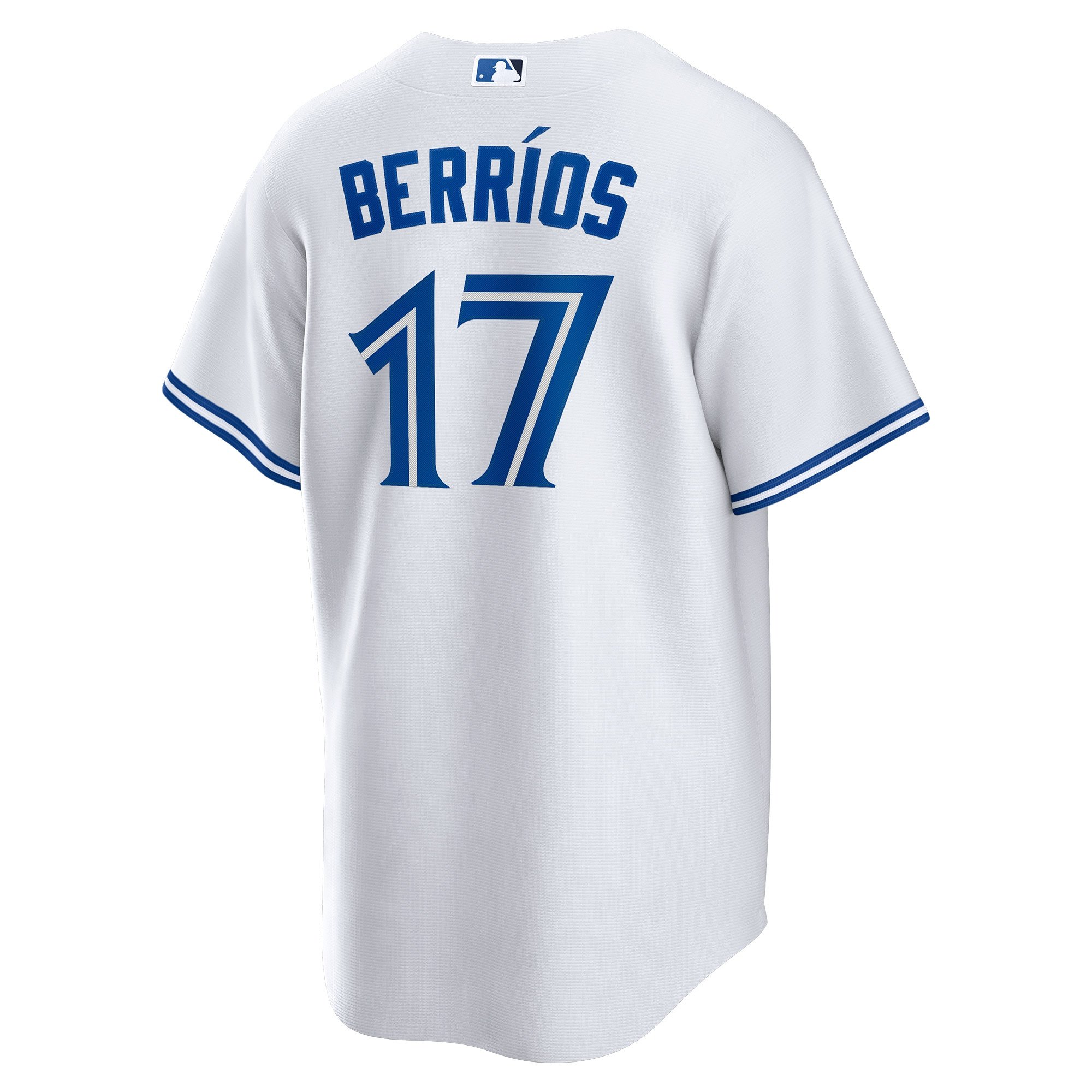 Men's Toronto Blue Jays José BerrÃos  White Home  Replica Player Jersey
