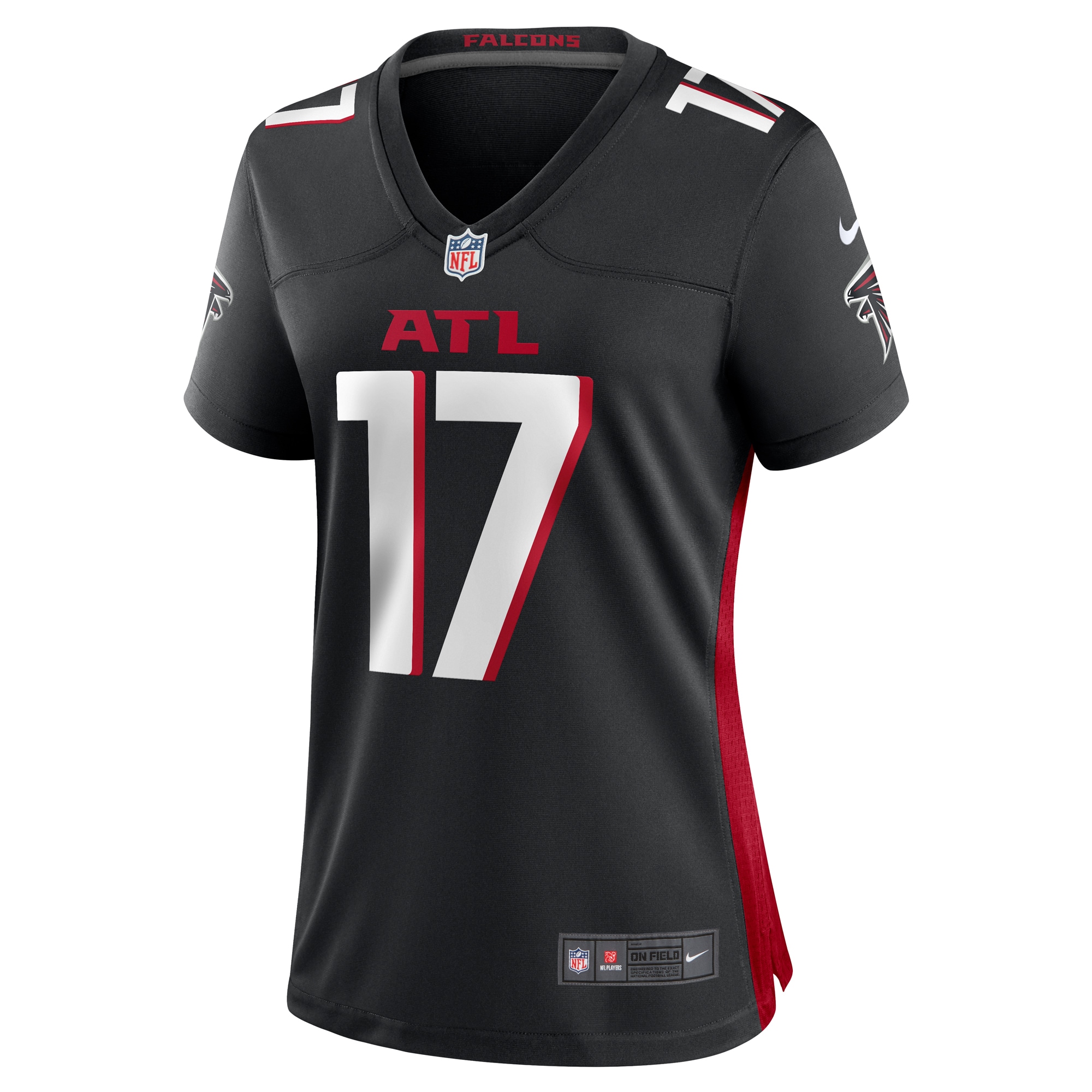Arnold Ebiketie Atlanta Falcons Women's Team Game Jersey -  Black