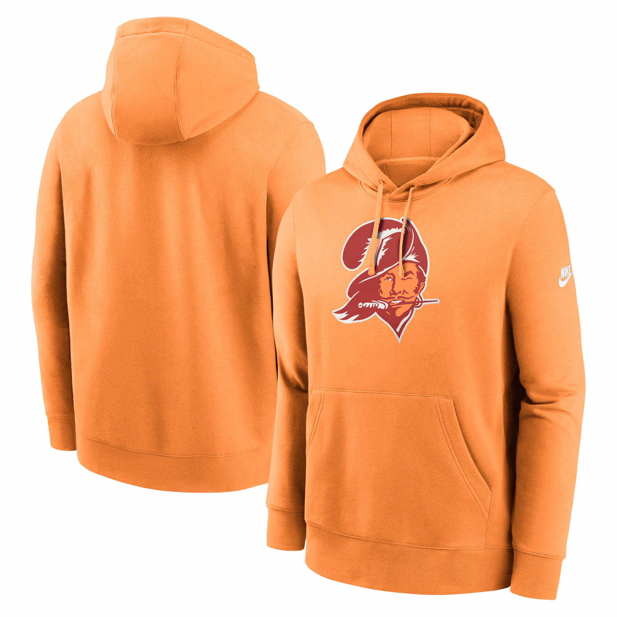 Tampa Bay Buccaneers Rewind Club Logo Pullover Hoodie - Orange