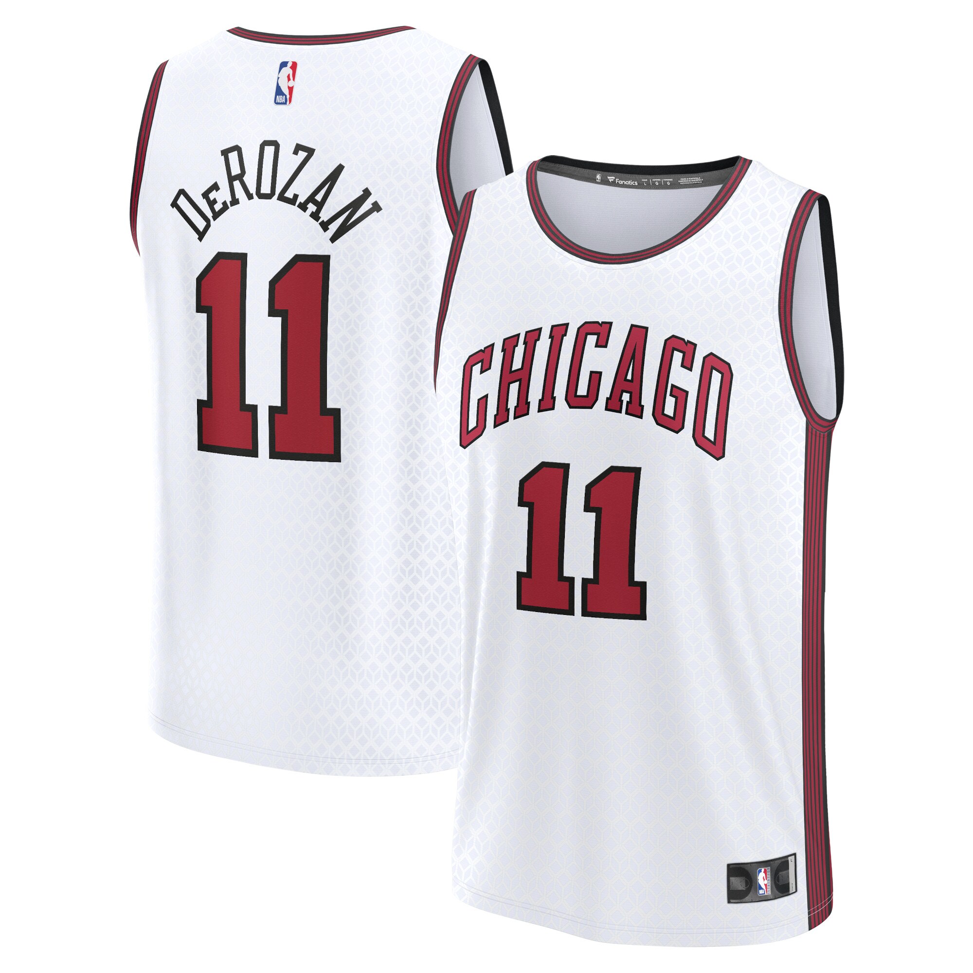 DeMar DeRozan Chicago Bulls  2022/23 Fastbreak Jersey - City Edition - White