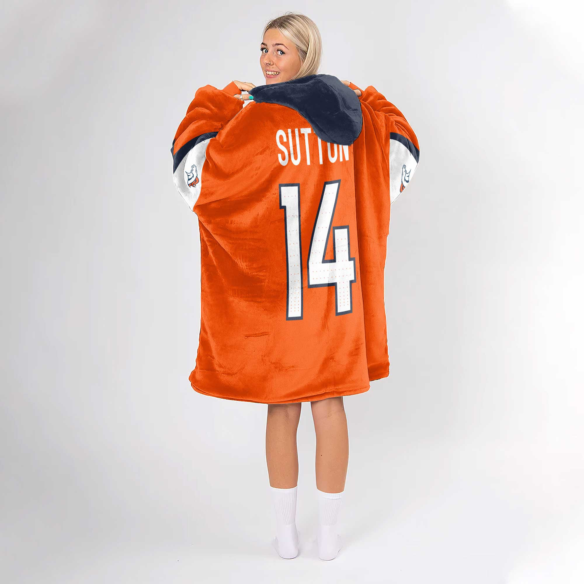 Adult C.S 14 Denver Football Unisex Blanket Hoodie