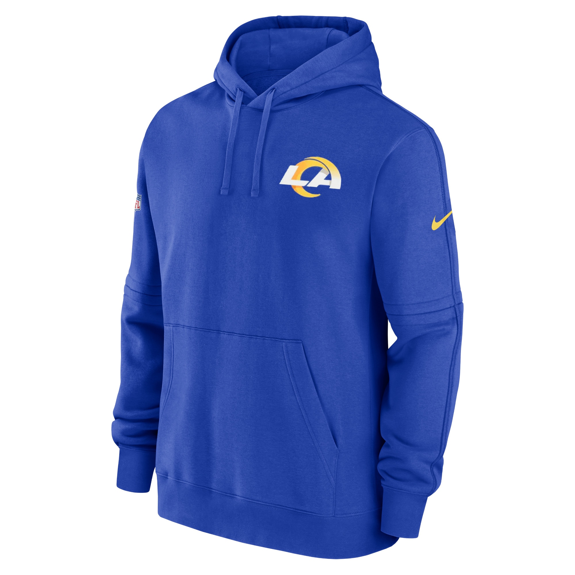 Los Angeles Rams  Sideline Club Fleece Pullover Hoodie - Royal