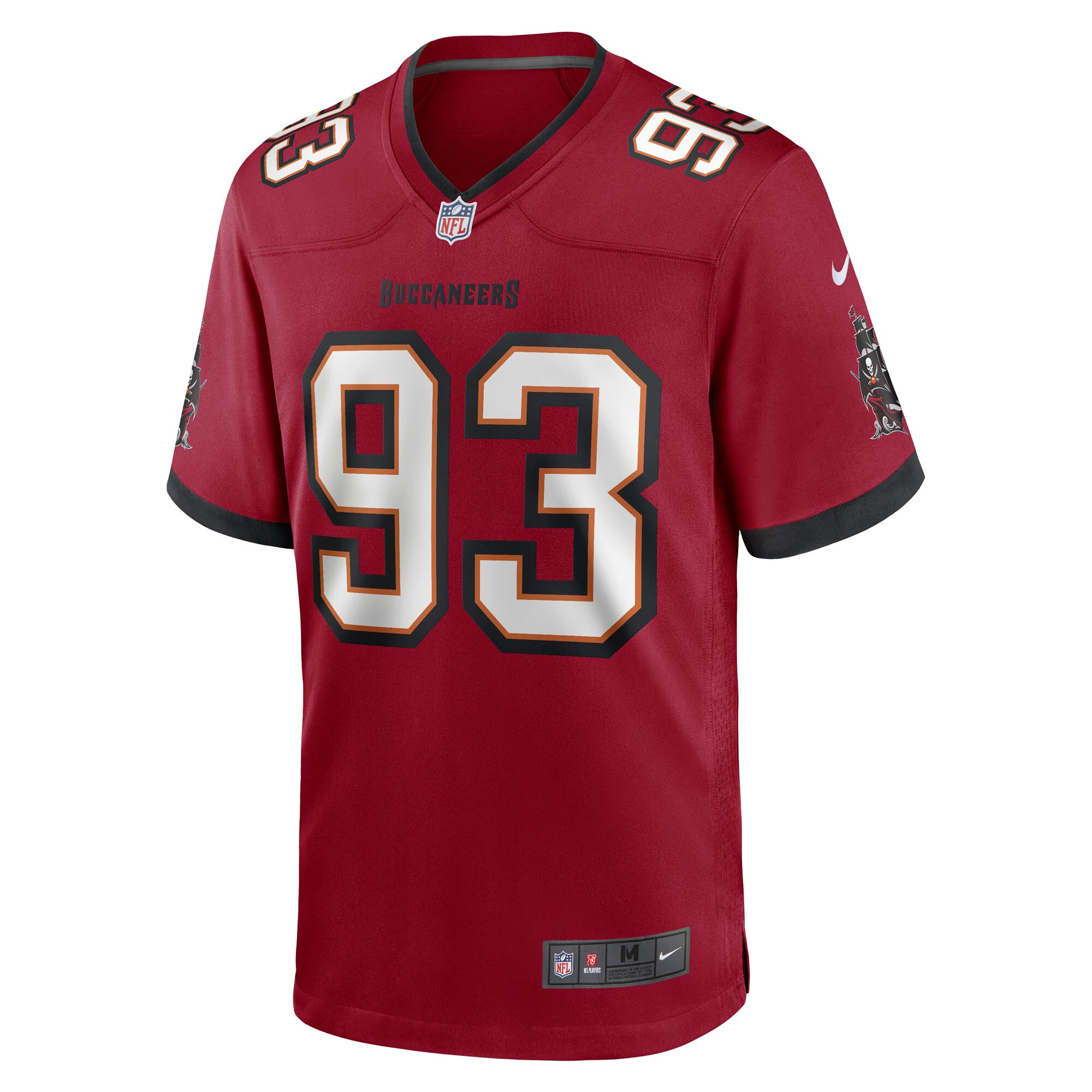 Willington Previlon Tampa Bay Buccaneers  Game Player Jersey - Red