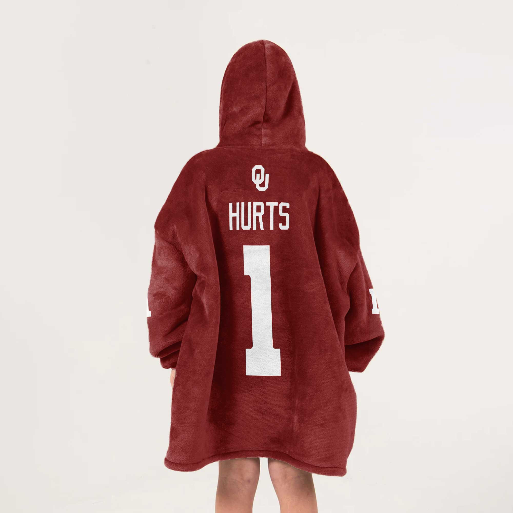 Kid J.H 1 Oklahoma Football Unisex Blanket Hoodie