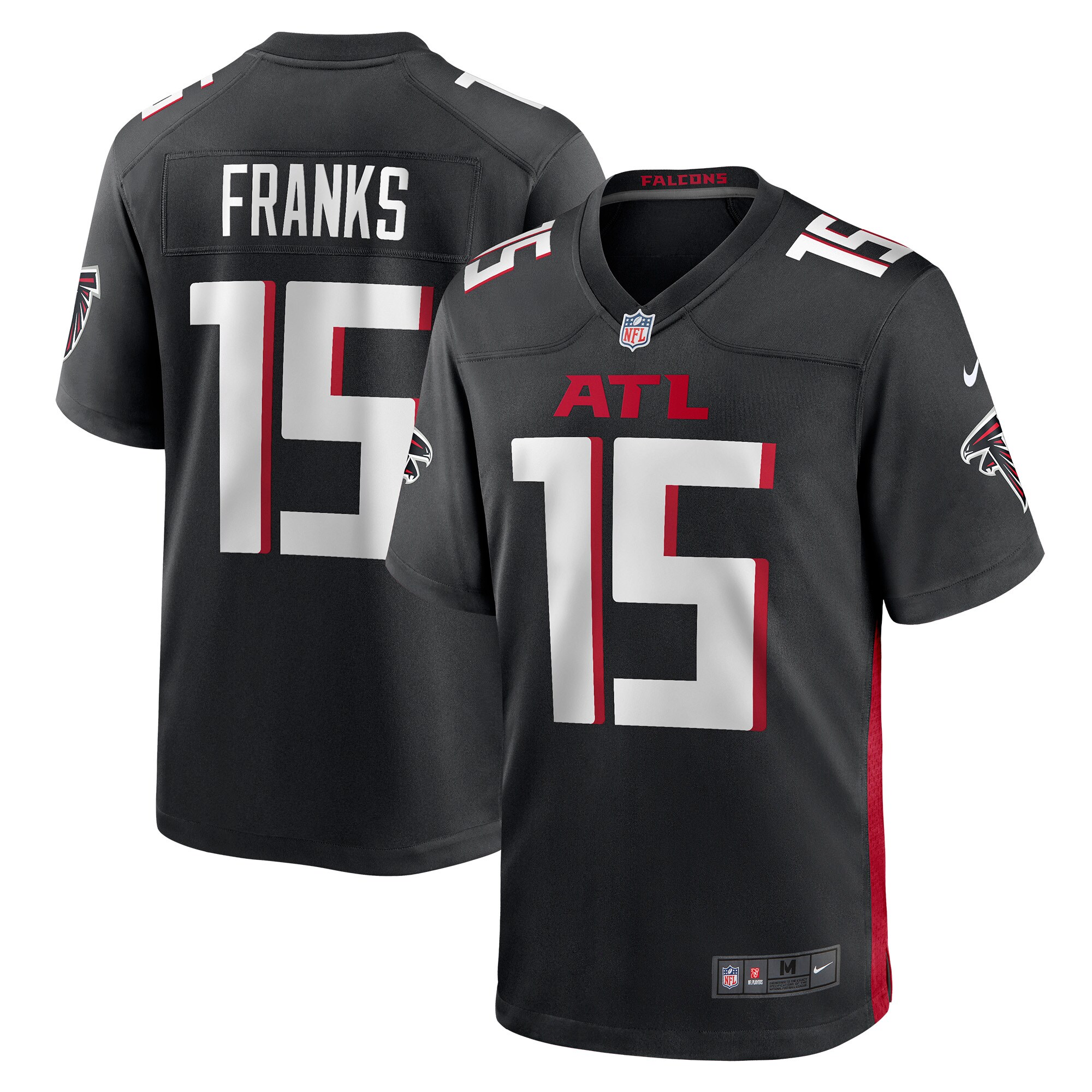 Feleipe Franks Atlanta Falcons Game Jersey - Black