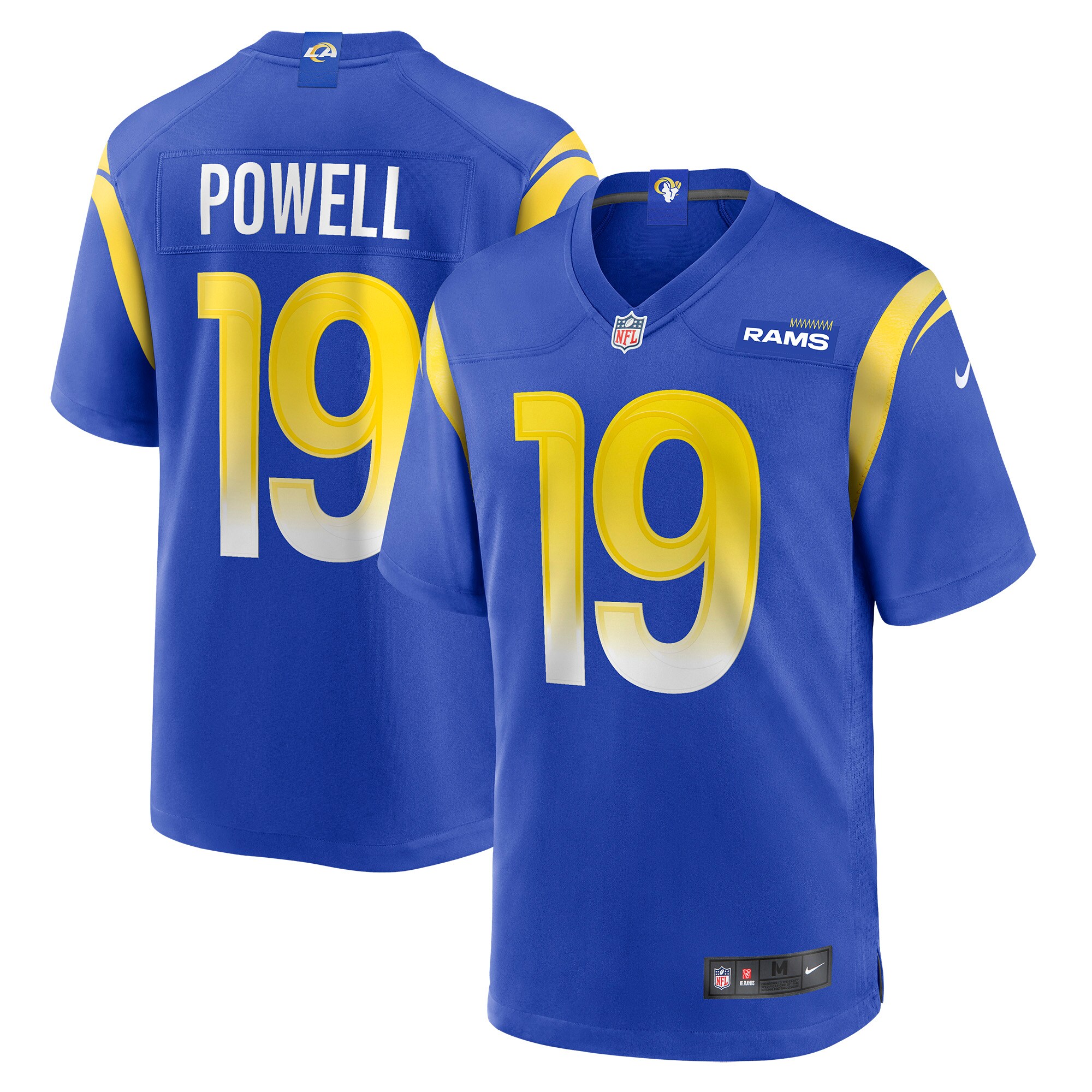 Brandon Powell Los Angeles Rams  Game Jersey - Royal