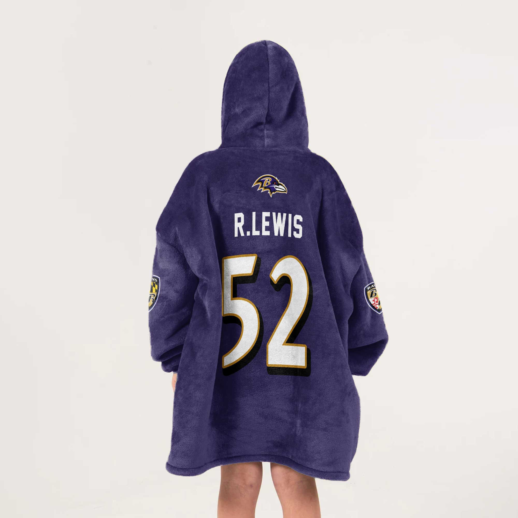 Kid 52 Baltimore Football Unisex Blanket Hoodie