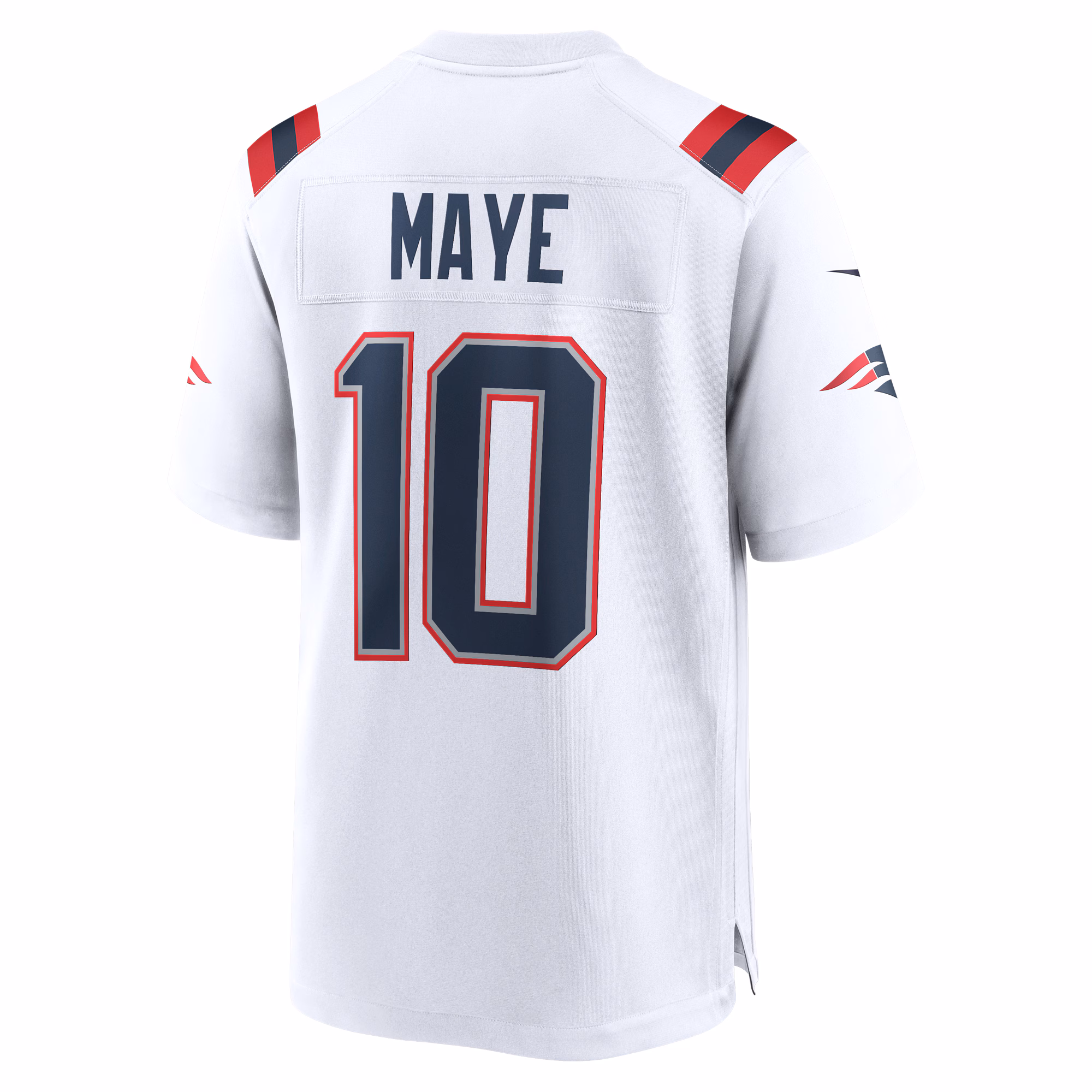 Drake Maye New England Patriots 2024 NFL Draft First Round Pick Player Game Jersey - White