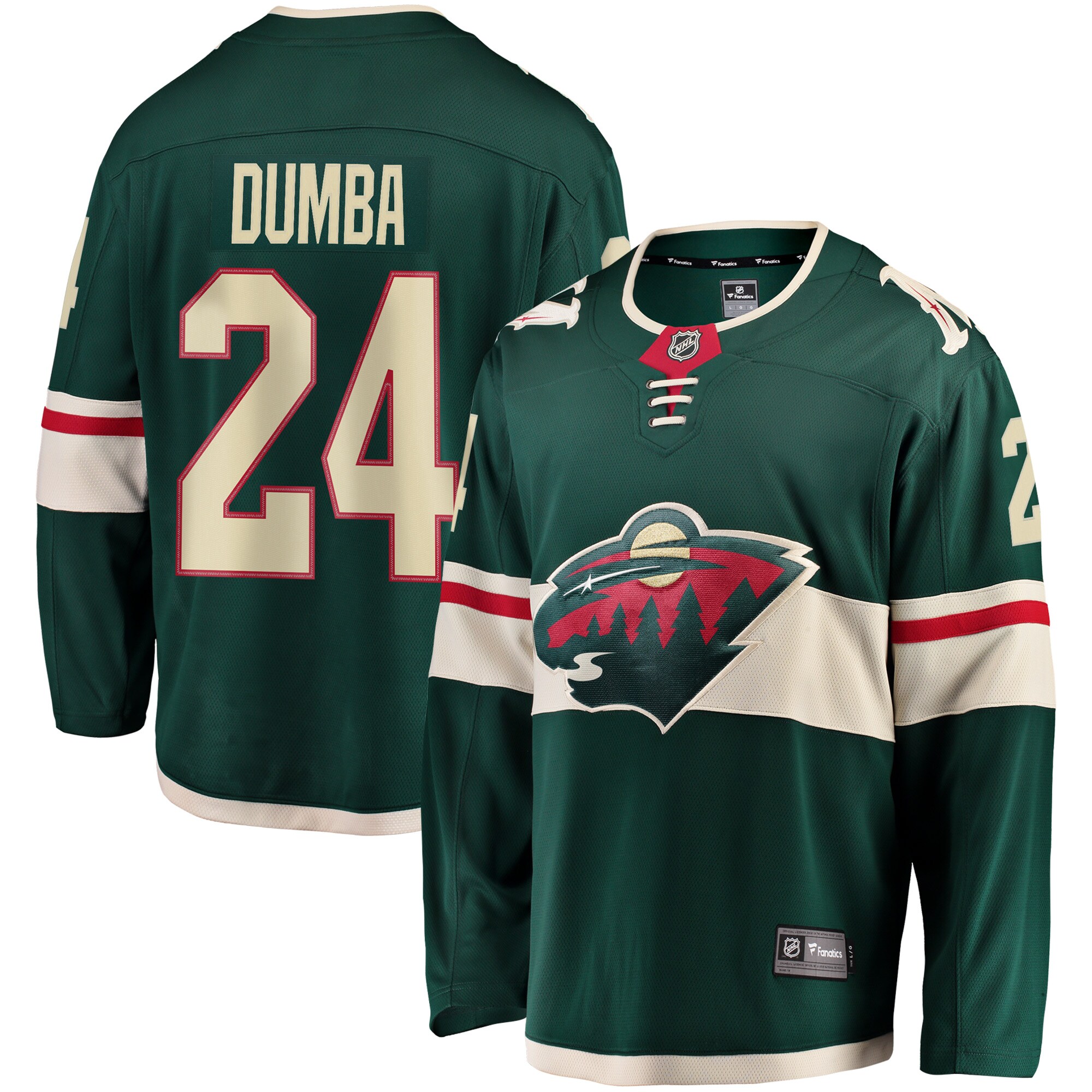 Matt Dumba Minnesota Wild Breakaway Jersey - Green