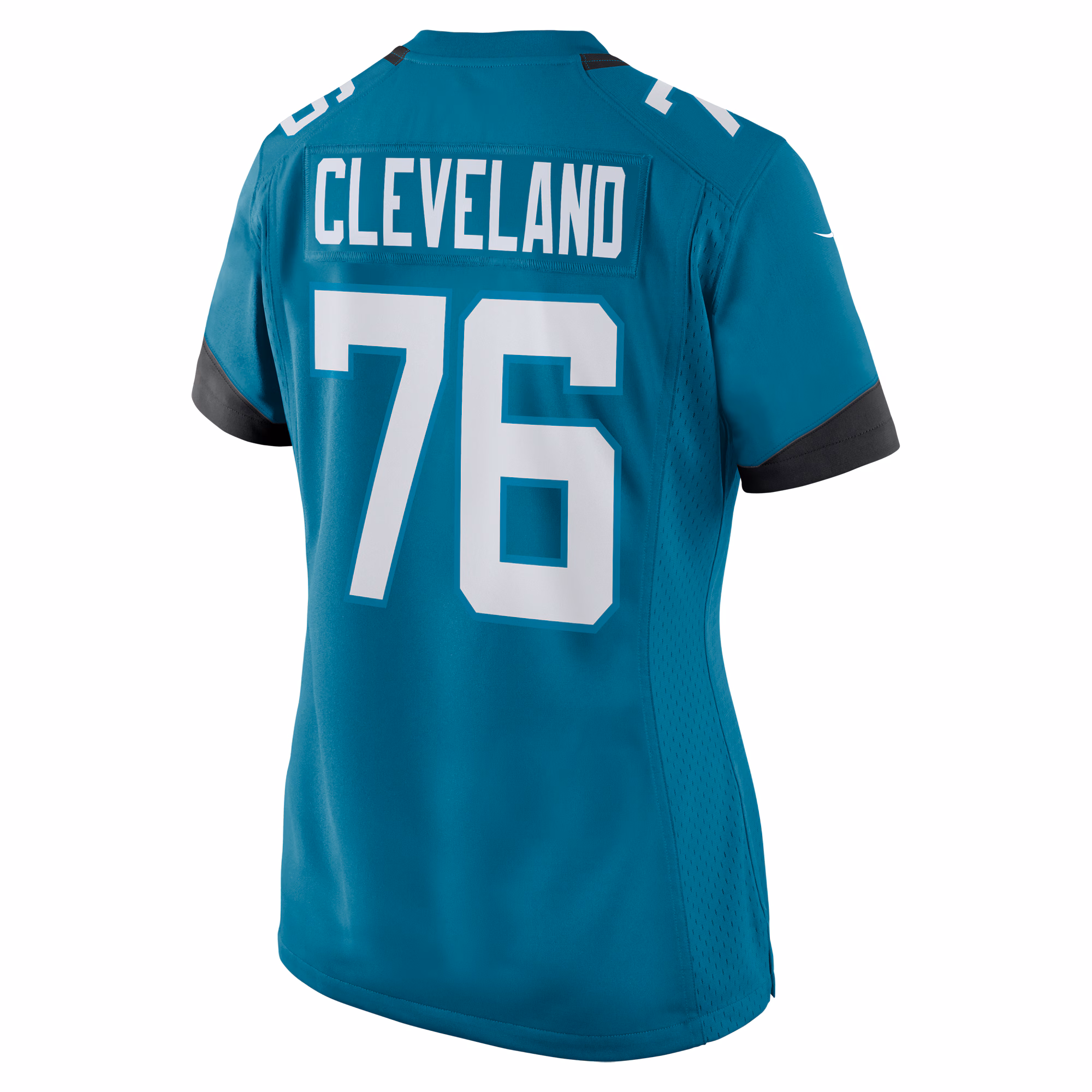 Ezra Cleveland Jacksonville Jaguars Women's  Game Jersey -  Teal