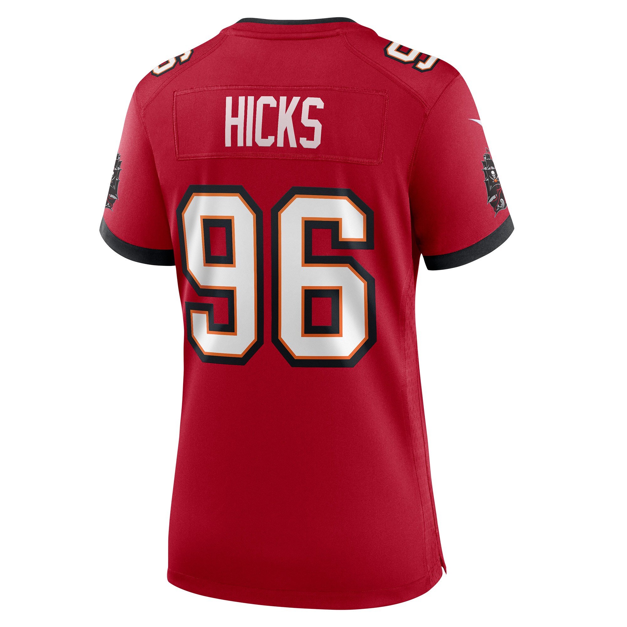 Akiem Hicks Tampa Bay Buccaneers  Women's Player Game Jersey - Red