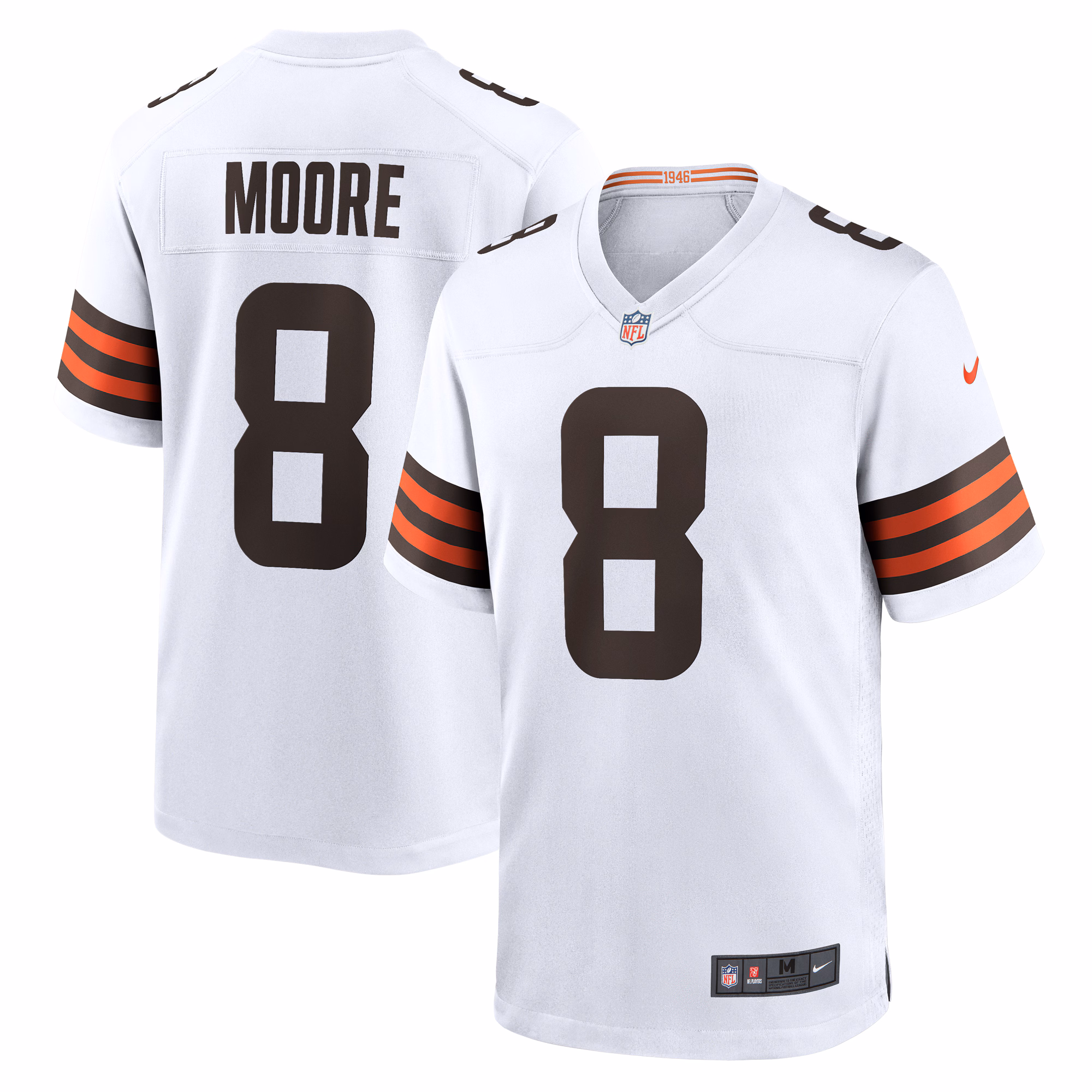 Elijah Moore Cleveland Browns Game Jersey - Brown