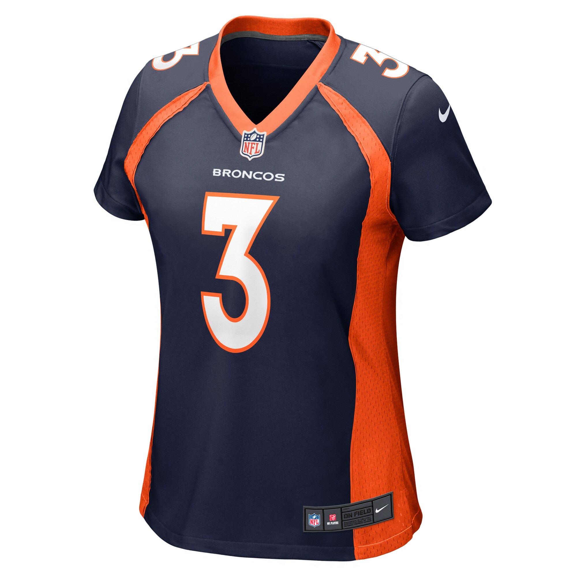 Russell Wilson Denver Broncos  Women's Alternate Game Jersey - Navy