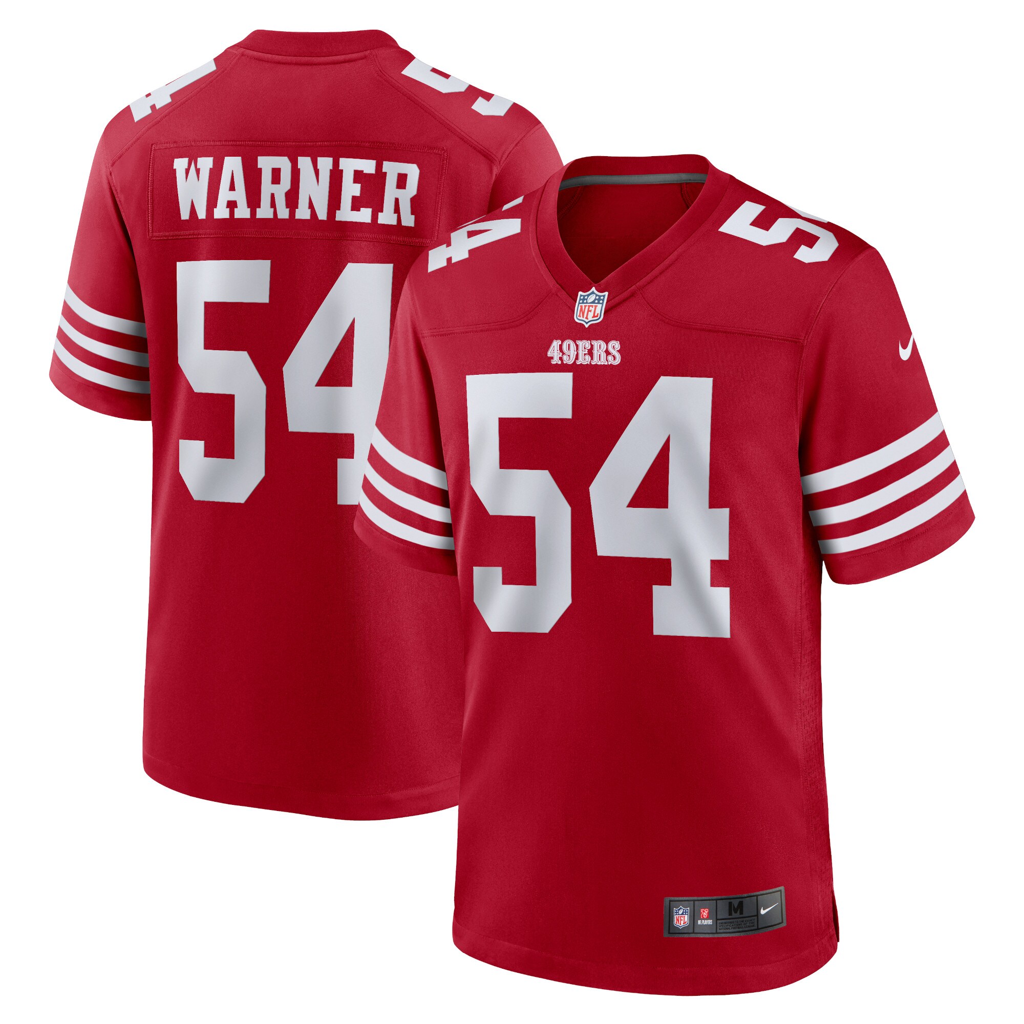 Fred Warner San Francisco 49ers  Player Game Jersey - Scarlet