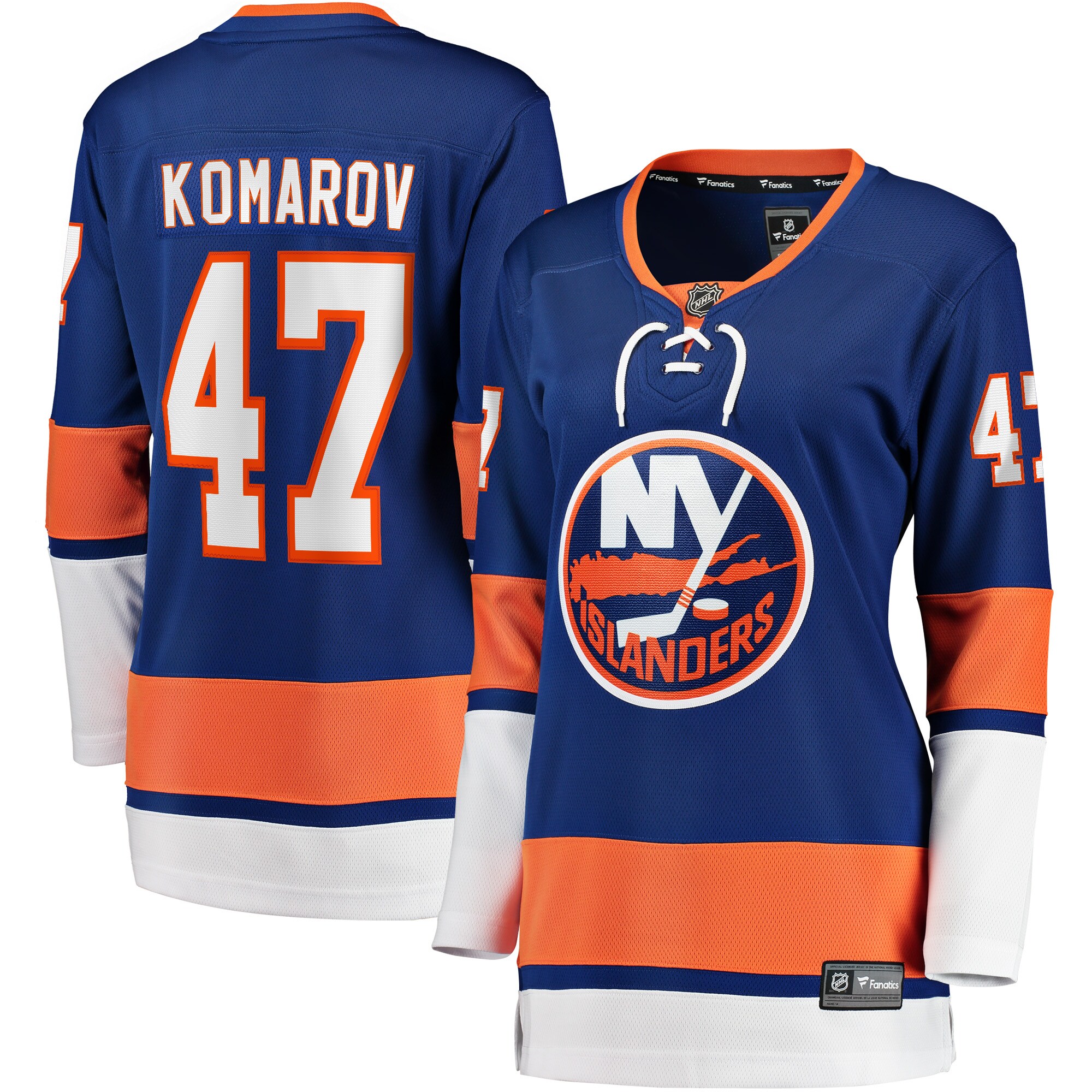 Leo Komarov New York Islanders Women's Home Breakaway Player Jersey - Royal
