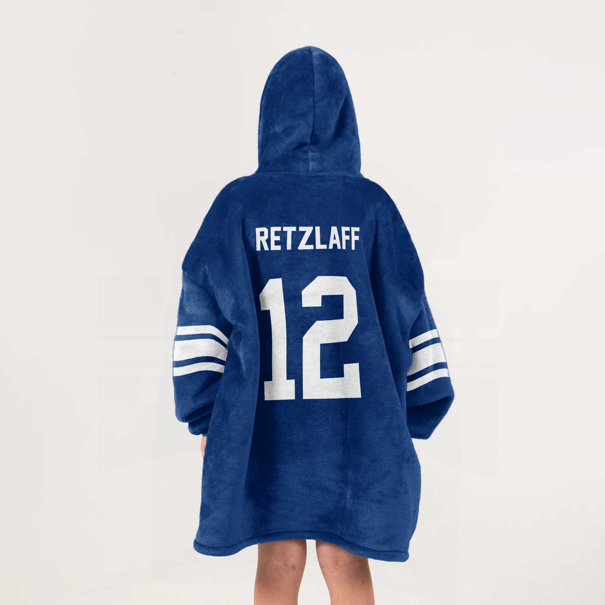 Adult 12 BYU Cougars Football Unisex Blanket Hoodie