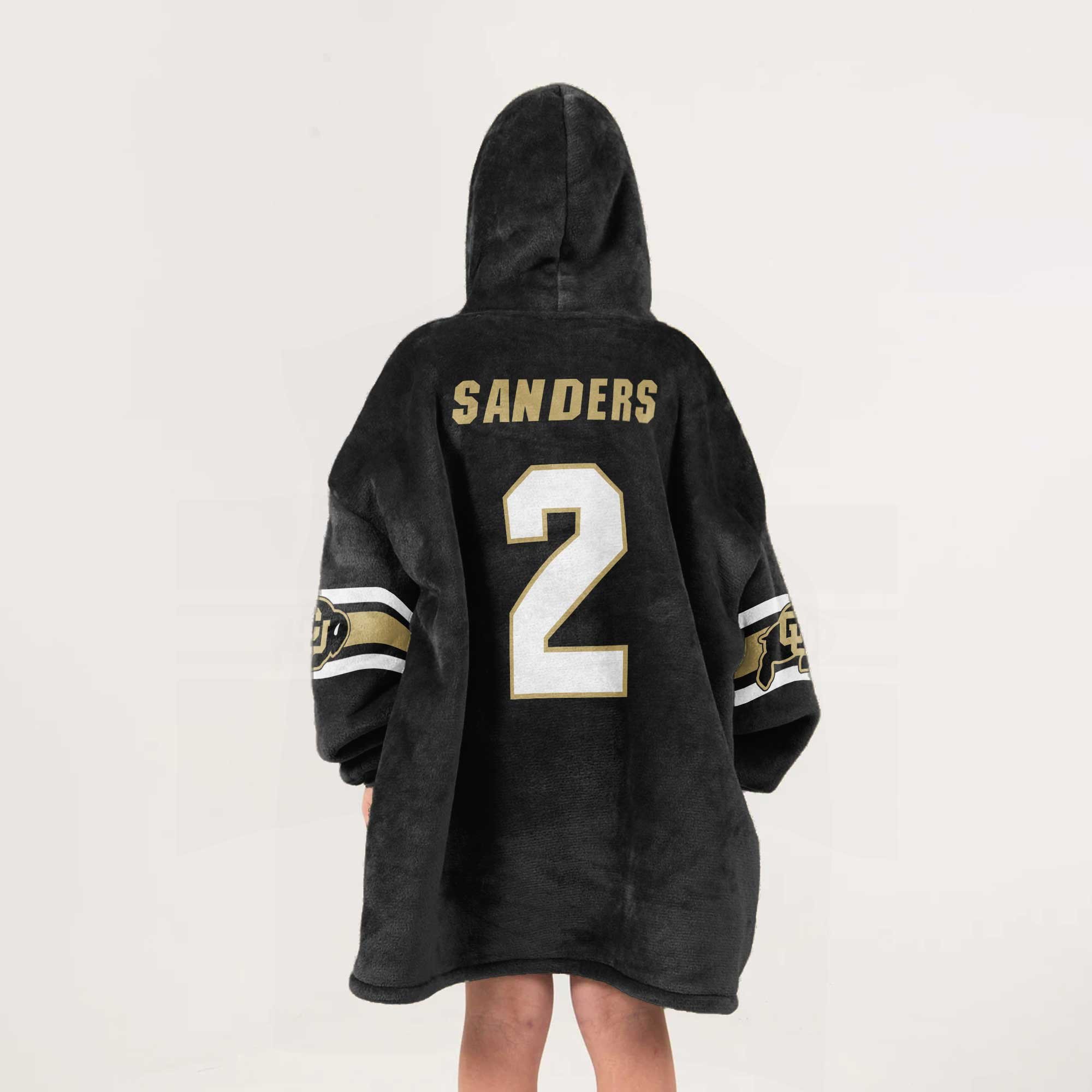 Adult 2 Colorado Football Unisex Blanket Hoodie