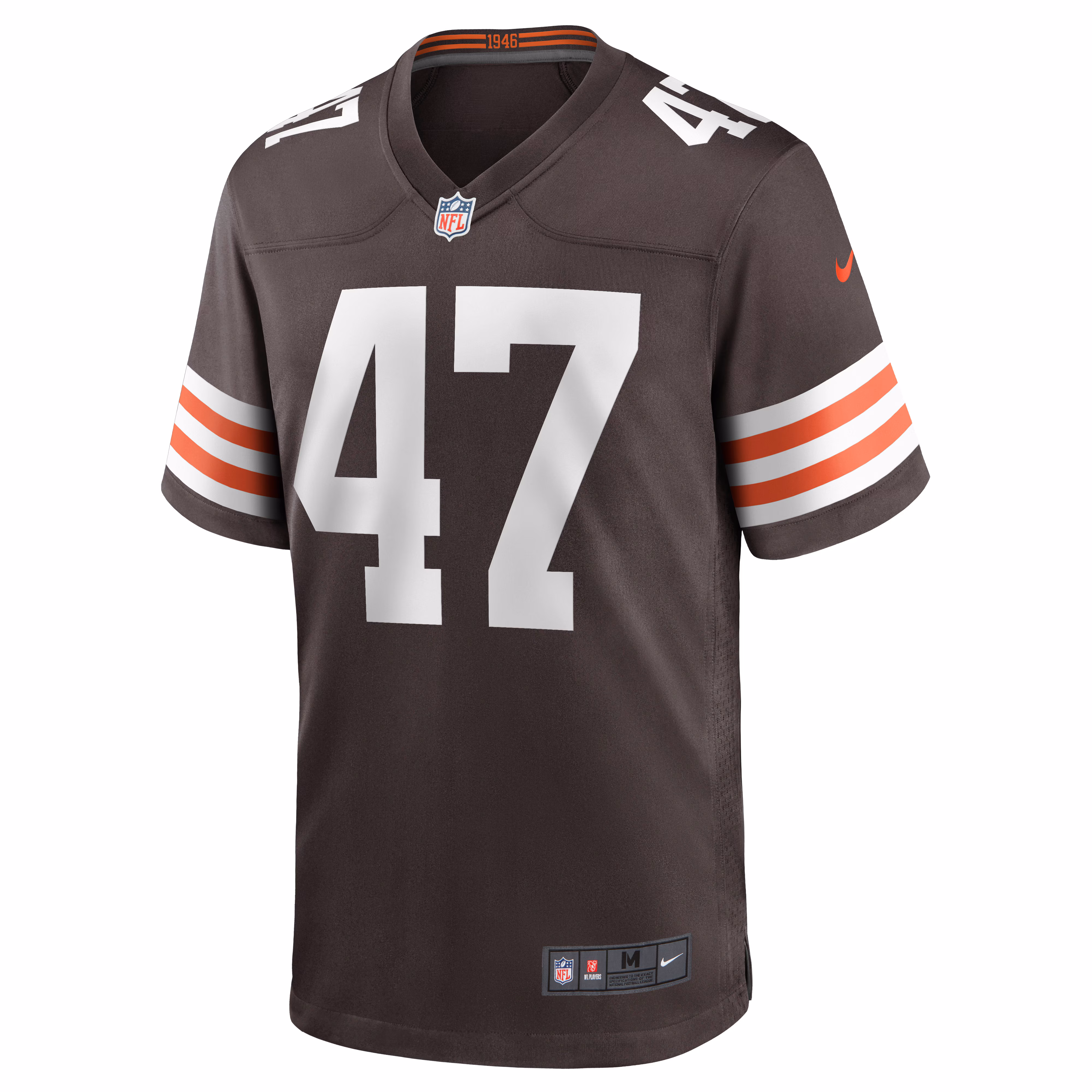 Charley Hughlett Cleveland Browns Game Jersey - Brown