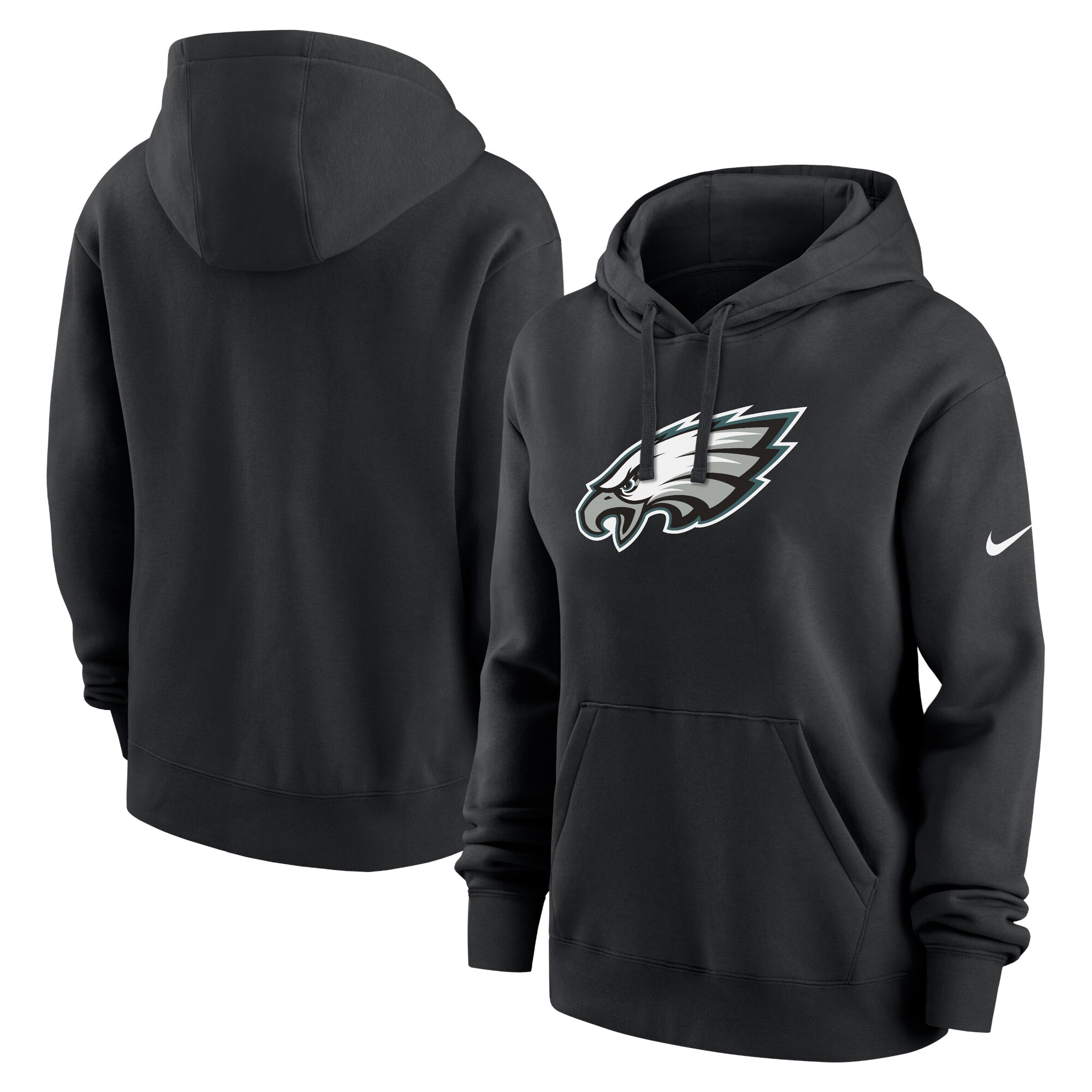 Philadelphia Eagles Women's Club Fleece Pullover Hoodie - Kelly Green