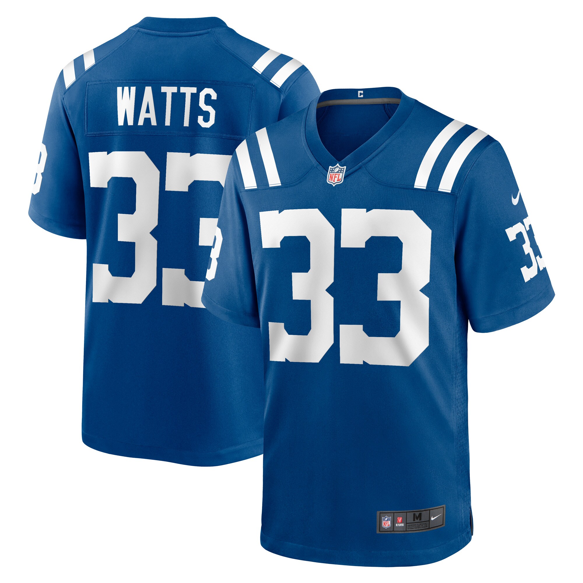 Armani Watts Indianapolis Colts  Player Game Jersey - Royal
