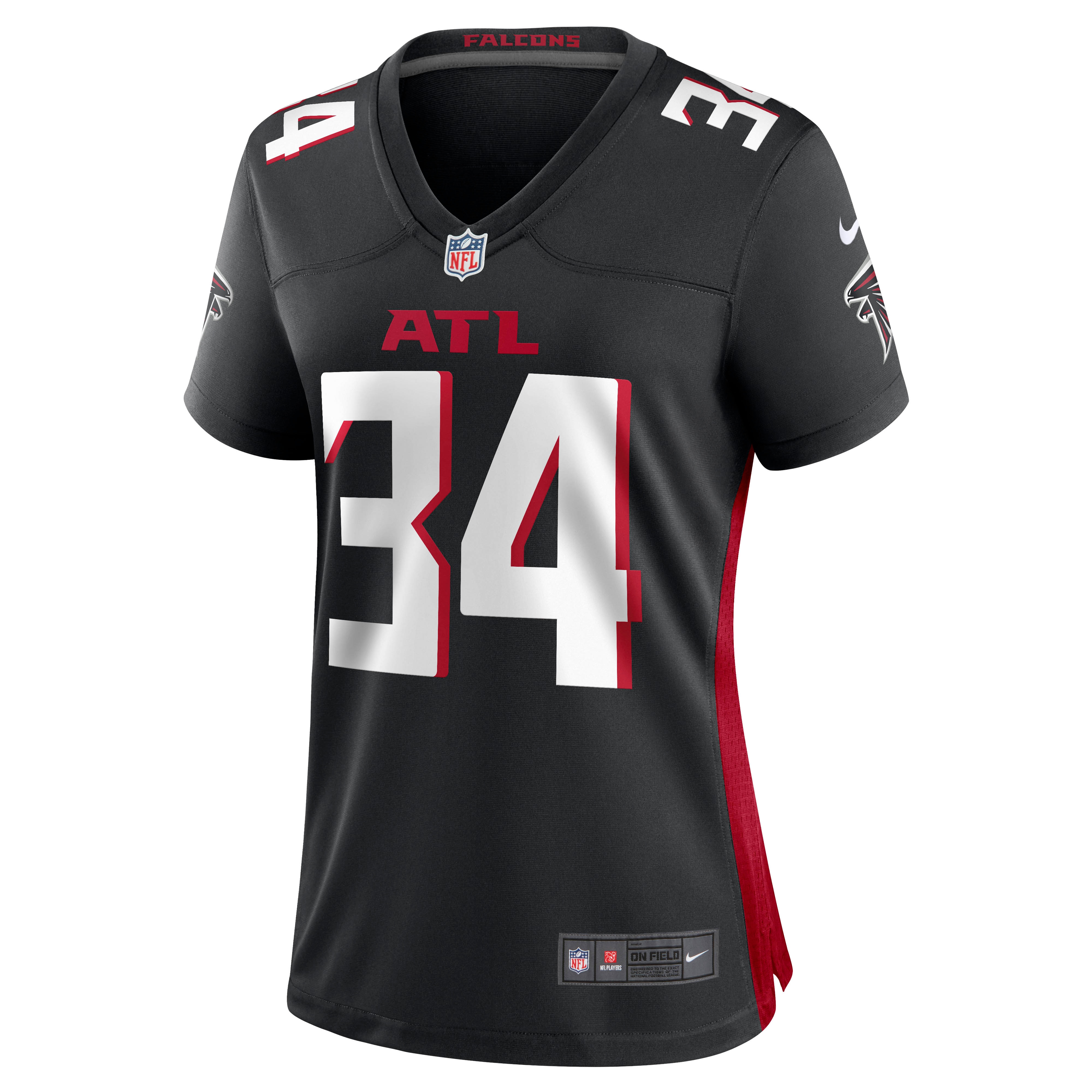 Darren Hall Atlanta Falcons  Women's Game Jersey - Black